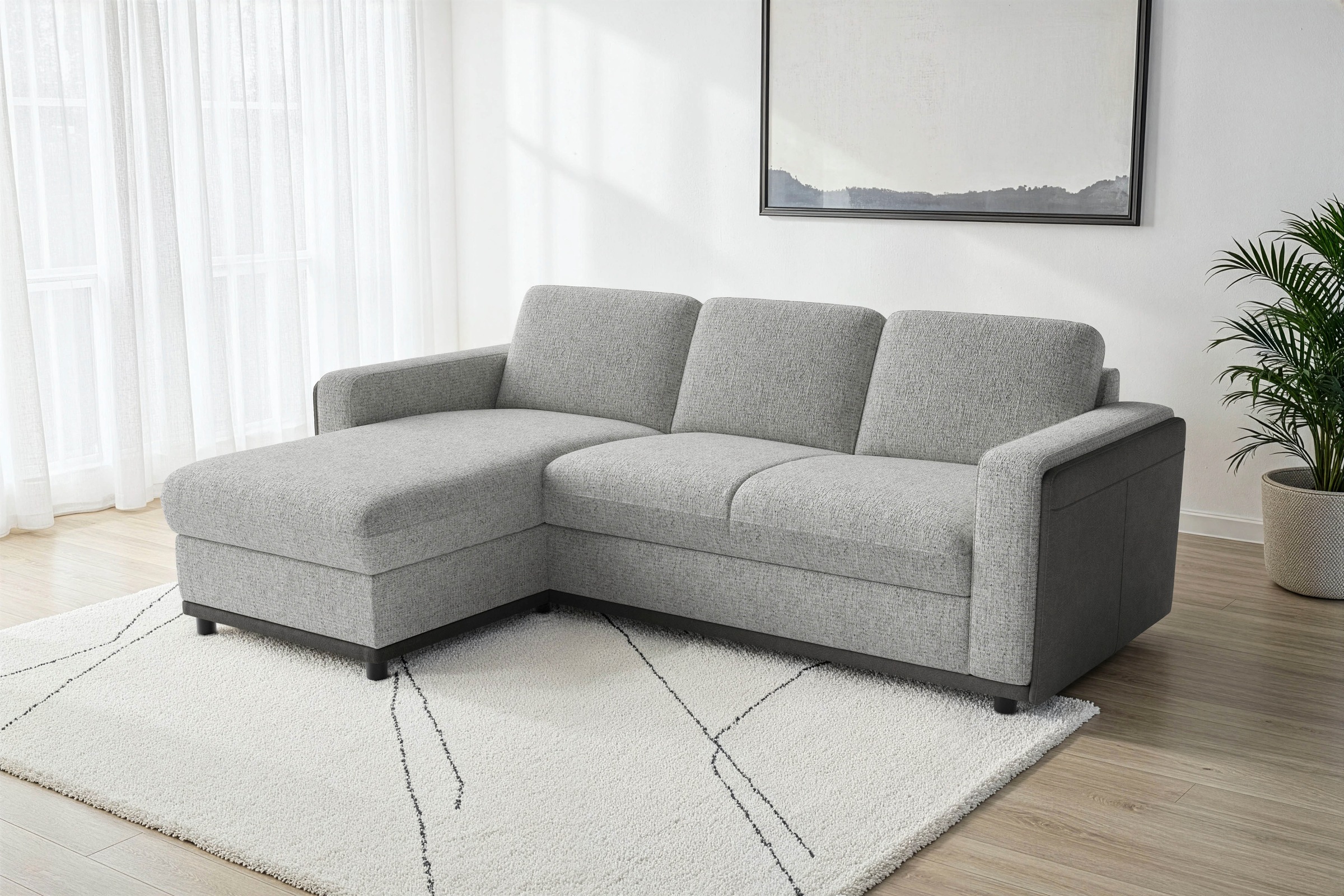 Image of sit&more Ecksofa "Cordoba L-Form, B: 236 cm, optional Schlaffunktion & Stauraum" Couch mit XXL-Komfort, grosszügige Sitzfläche