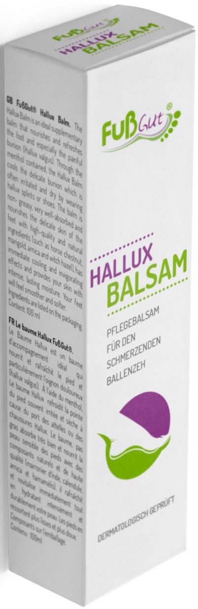 Fussgut Hallux-Bandage »Nachtbandage & Hallux Balsam«, links, Gr.1 (36-40), Gr.2 (41-46)