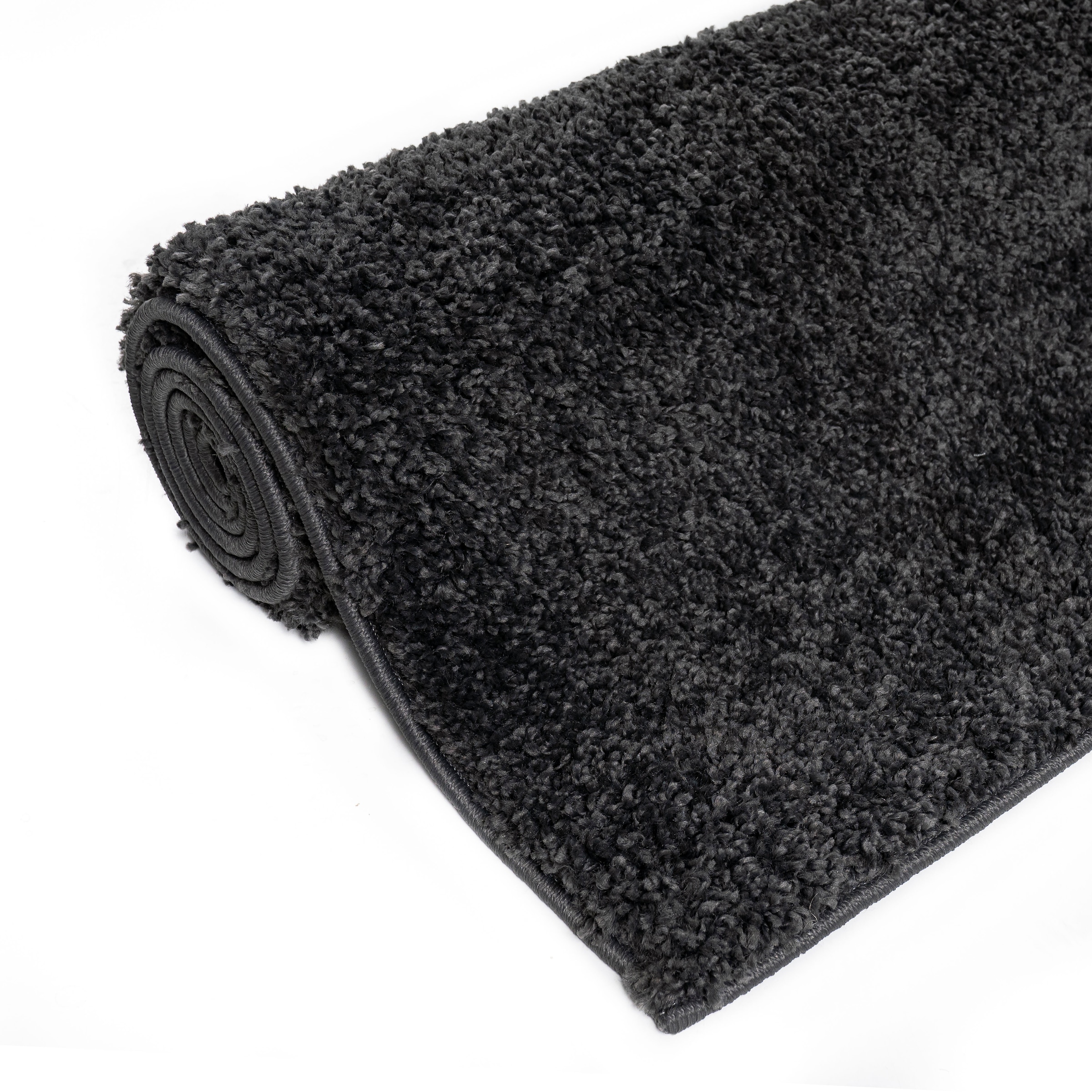 Bruno Banani Läufer »Shaggy Soft« rechteckig 30 mm Höhe Läufer, Brücke, gewebt, Uni-Farben, besonders weich