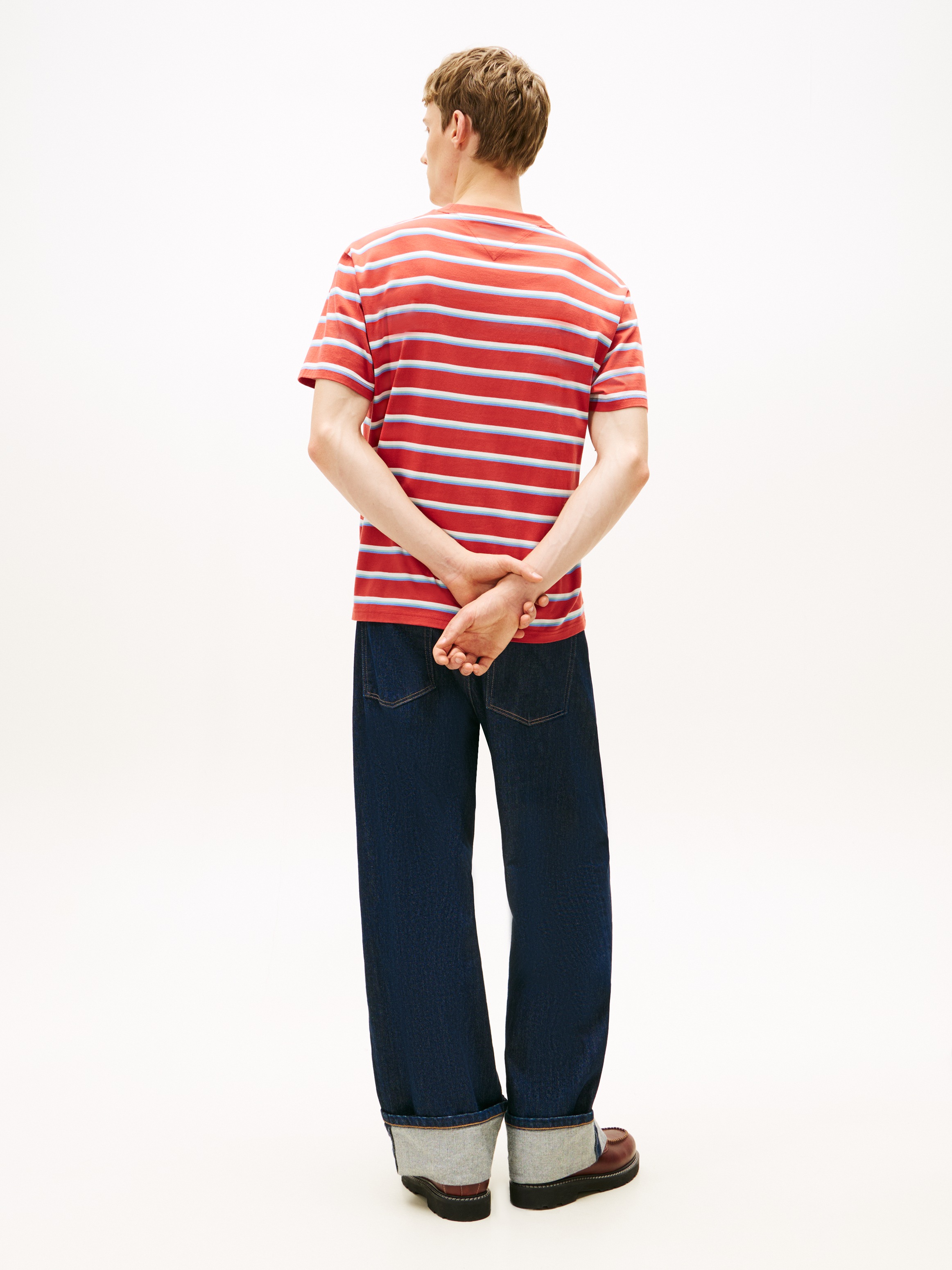 Tommy Jeans T-shirt »TJM LABEL« Relaxed fit, Jersey, Rundhals