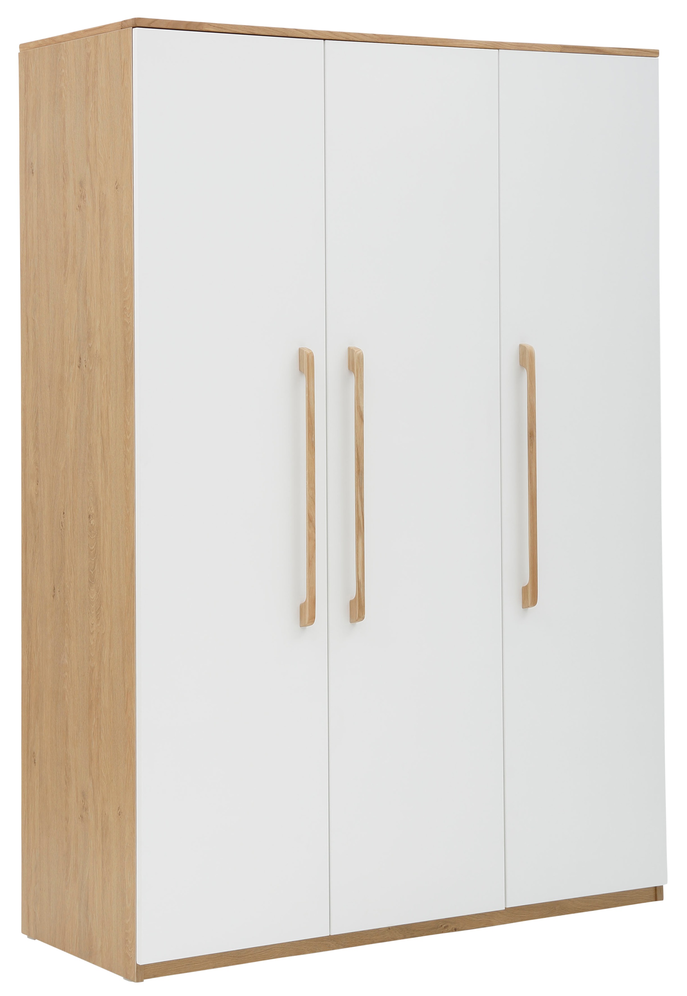 Image of Lüttenhütt Kinderkleiderschrank »Lauris, weiss/eiche«, FSC®-Holz aus gewissenhaft bewirtschafteten Wäldern bei Ackermann Versand Schweiz