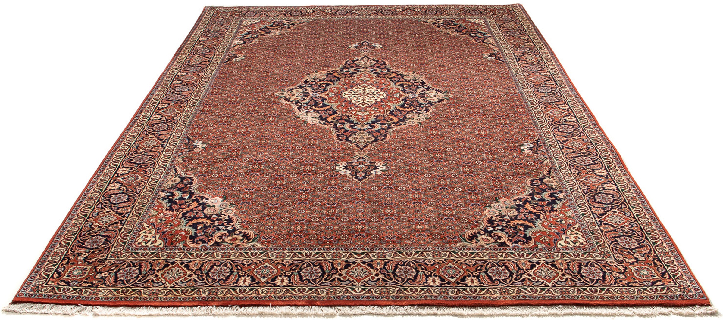 Image of morgenland Orientteppich »Perser - Bidjar - 288 x 206 cm - rost«, rechteckig, 15 mm Höhe, Wohnzimmer, Handgeknüpft, Einzelstück mit Zertifikat bei Ackermann Versand Schweiz