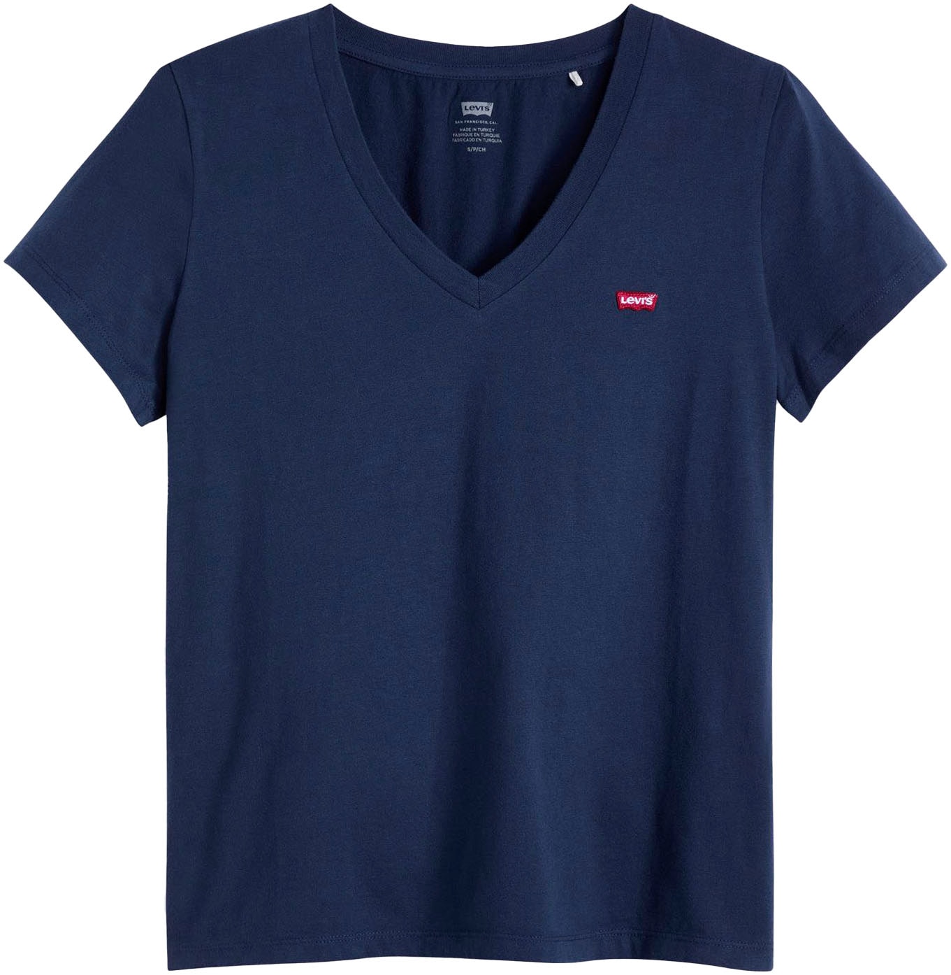 Levi's® V-Shirt »Perfect Tee«, mit kleinem Batwing- Logo