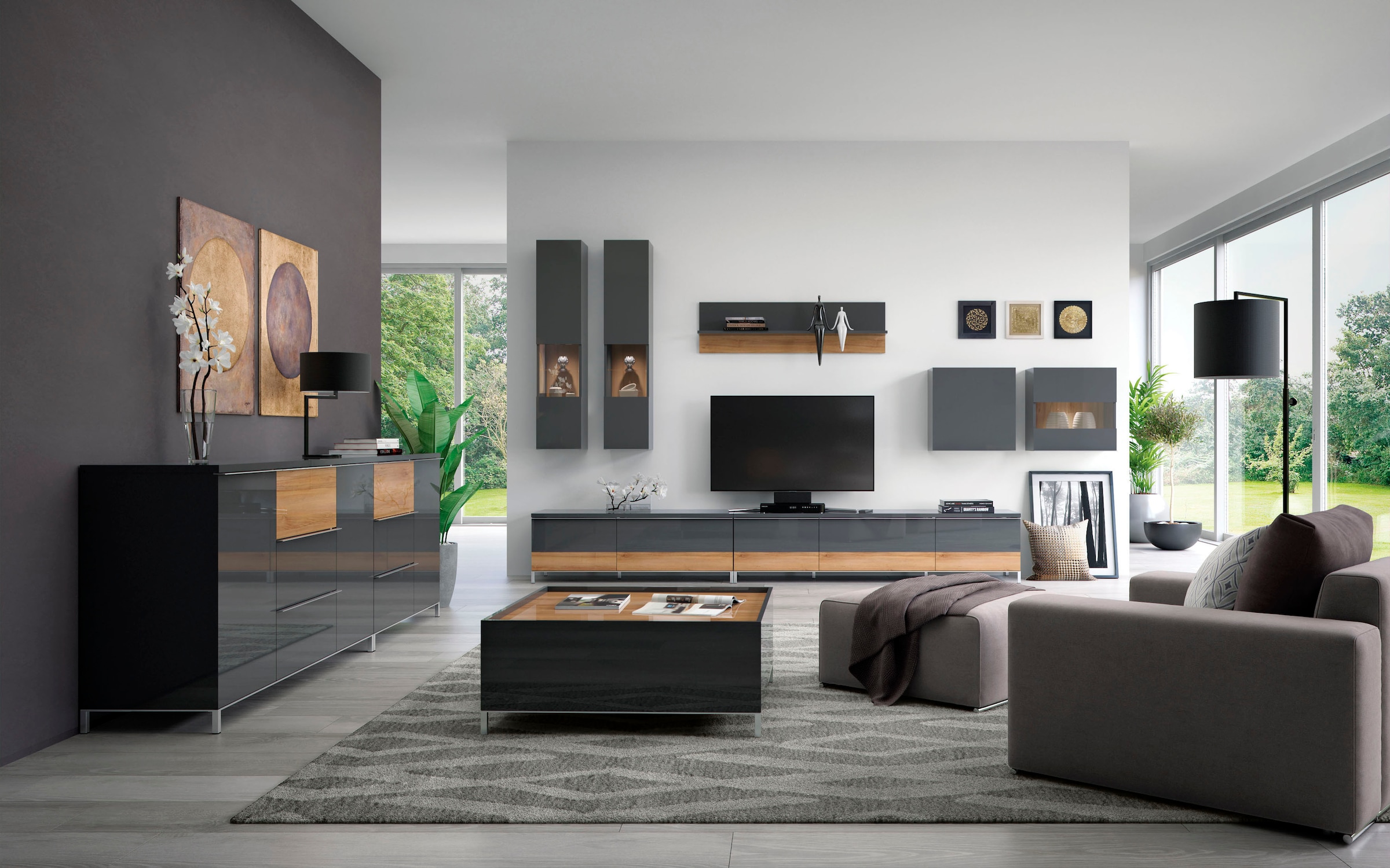 Places of Style Sideboard »Onyx«, Kommode mit Soft-Close-Funktion