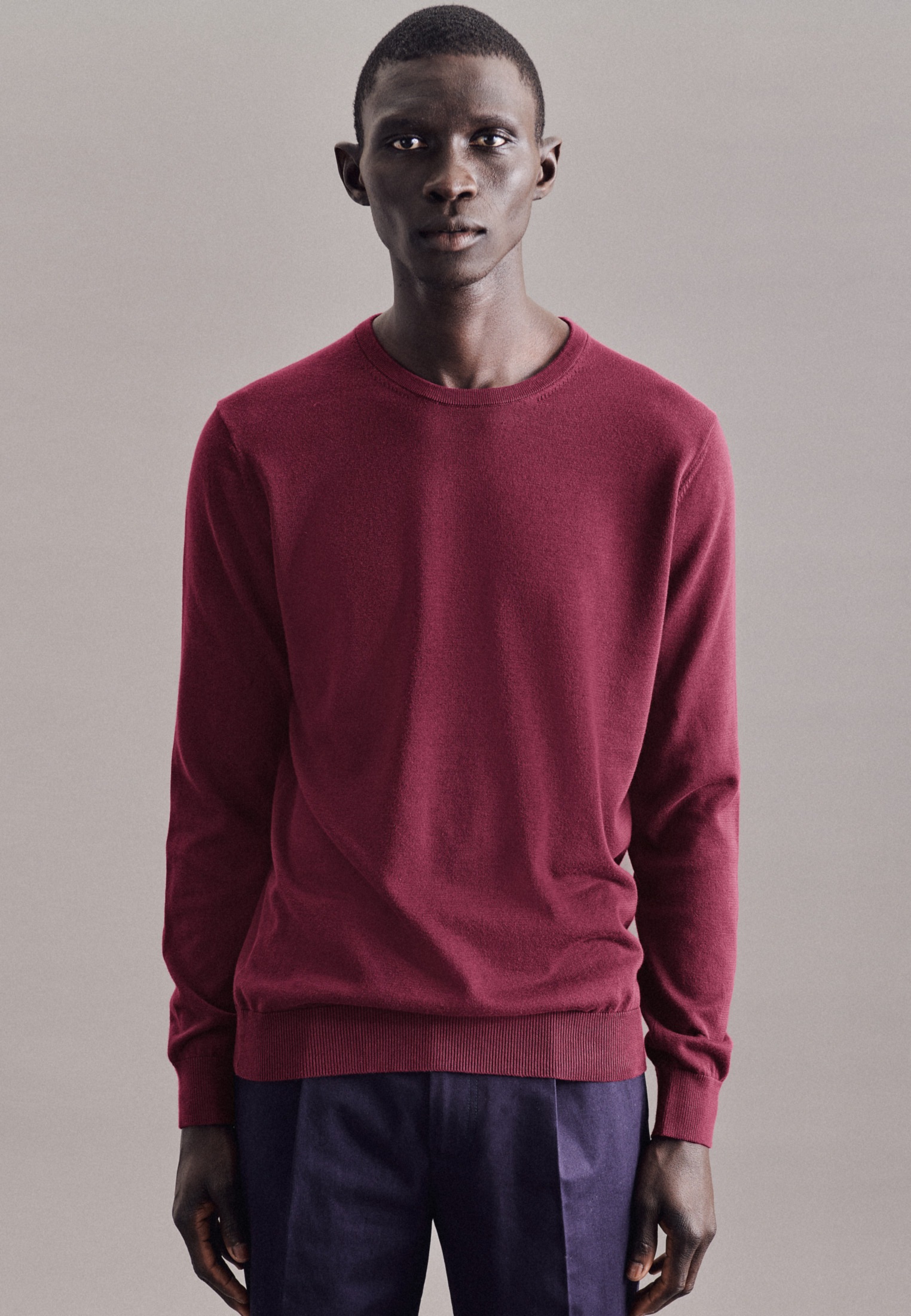 Image of seidensticker Rundhalspullover »Schwarze Rose«, Langarm Rundhals Uni bei Ackermann Versand Schweiz