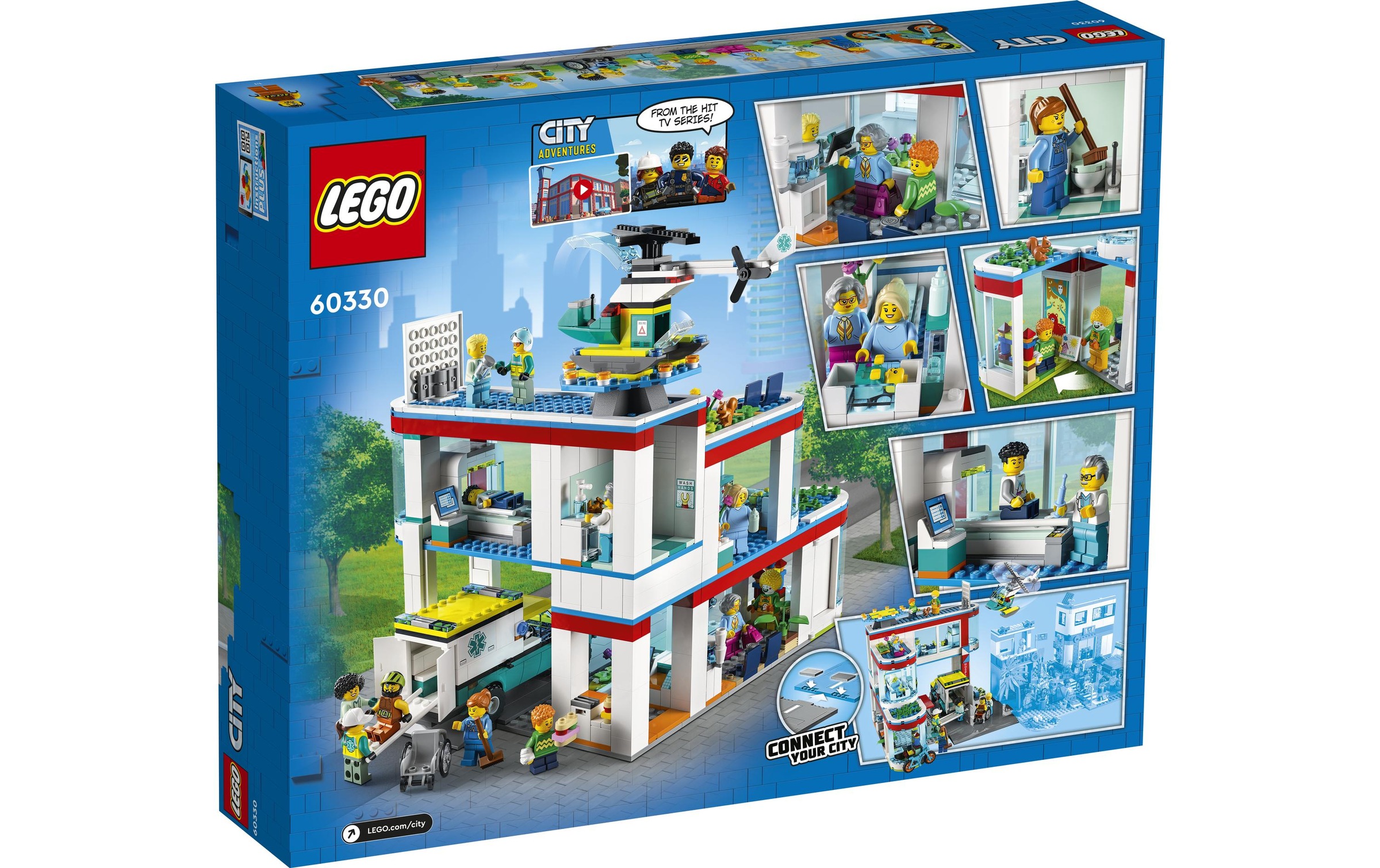LEGO® Spielbausteine »Krankenhaus 60330«, (816 St.)