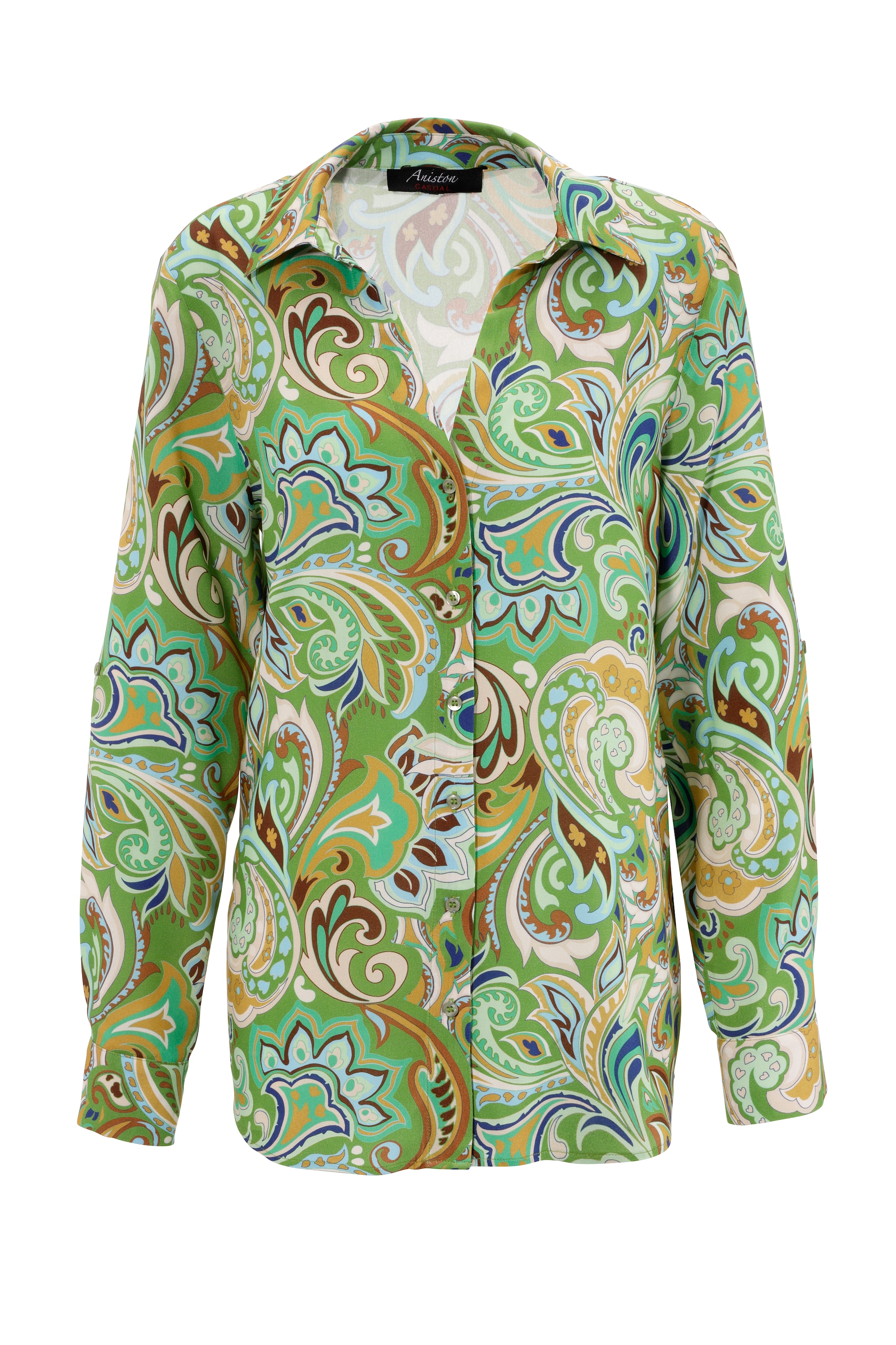 ♕ Aniston CASUAL - kaufen graphische Teil ein Paisley-Muster jedes Hemdbluse, versandkostenfrei Unikat