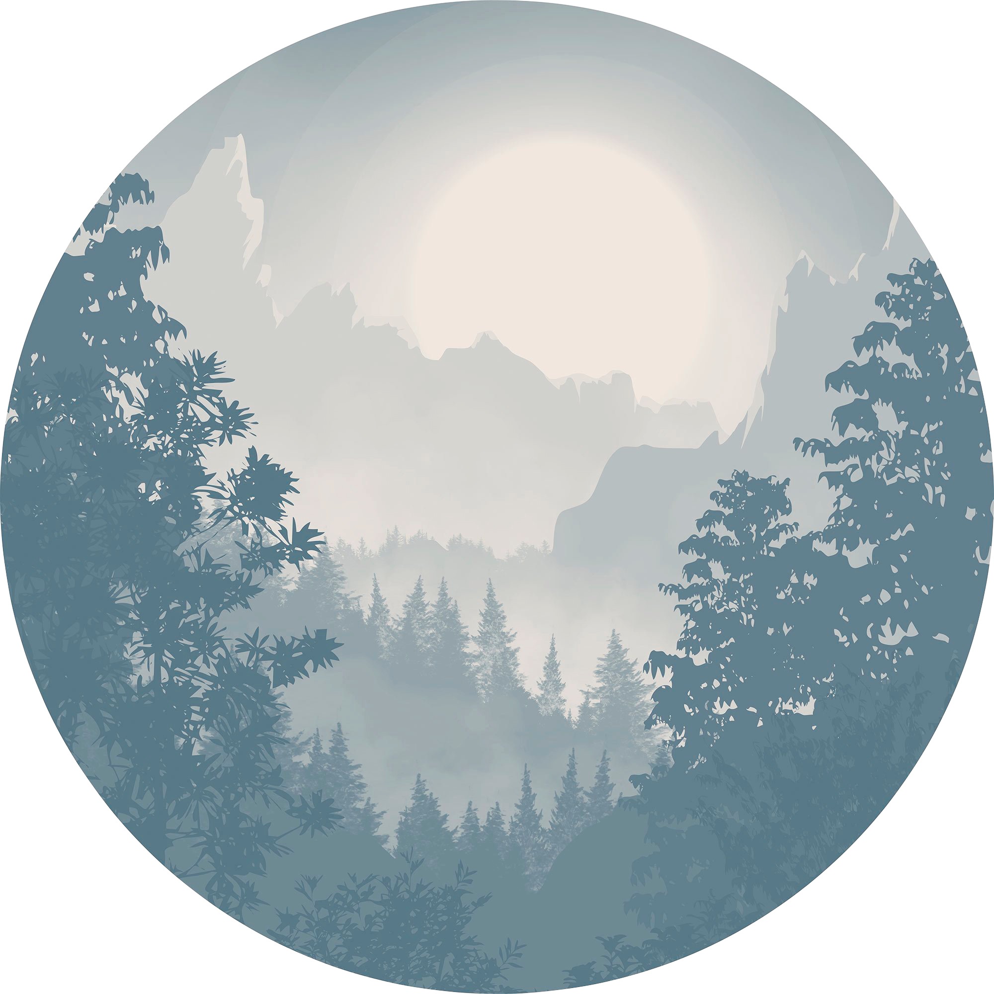 Image of Komar Vliestapete »Blue Valley«, abstrakt bei Ackermann Versand Schweiz