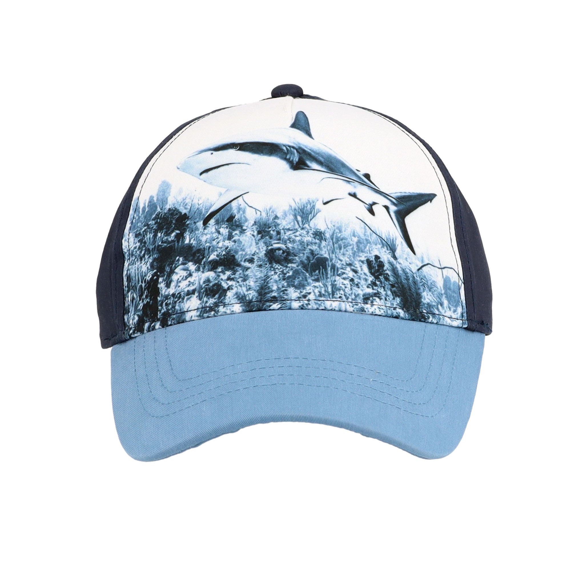 MAXIMO Baseball Cap 1 Stk. Navy, Hai-Motiv, Klettverschluss, Basecap, Jungen