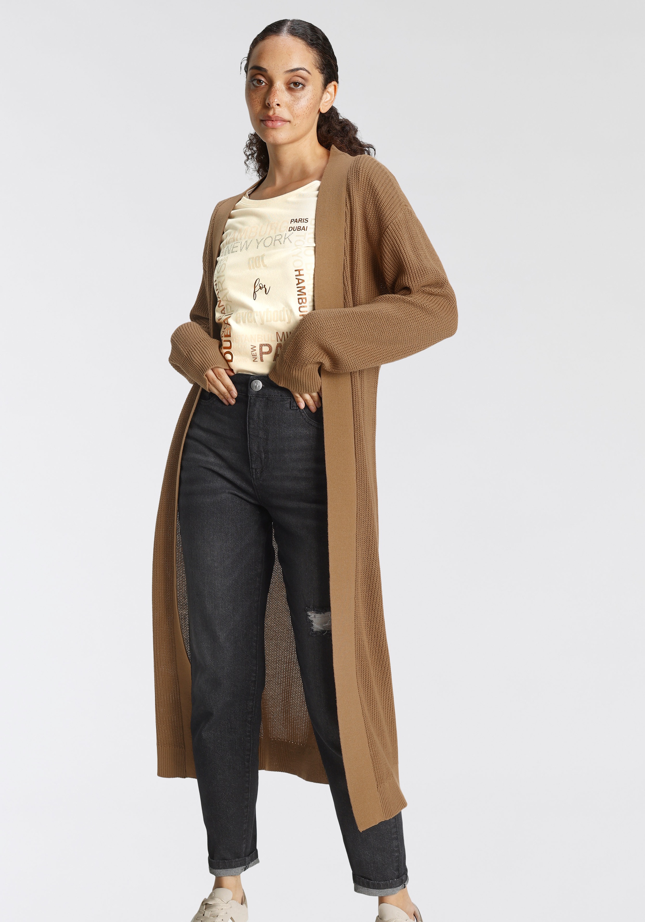 Image of Bruno Banani Cardigan, lässiger Strickmantel NEUE KOLLEKTION bei Ackermann Versand Schweiz