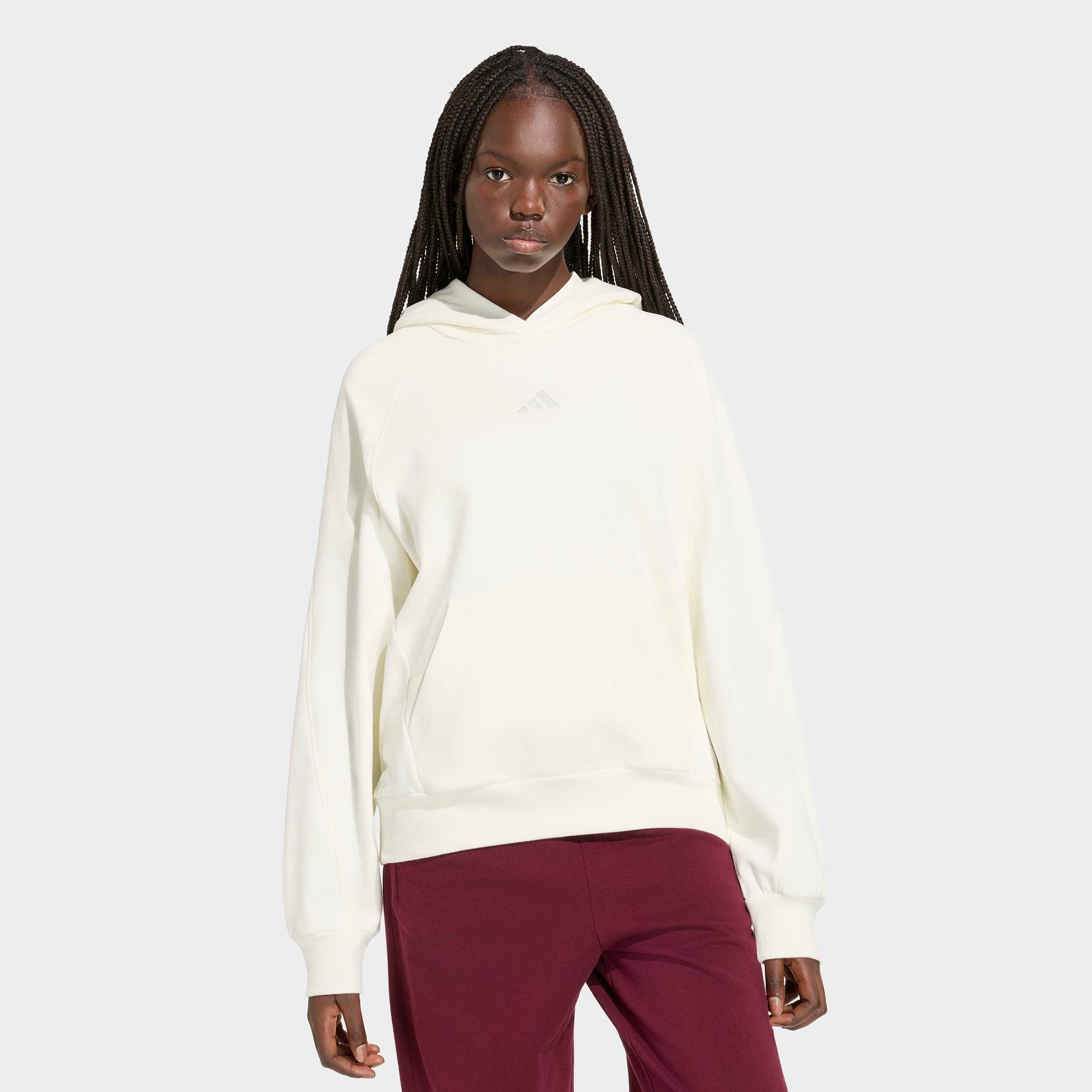 Image of adidas Sportswear Kapuzensweatshirt "ADIDAS KIT HOODIE, KLEINES LOGO", Schwere Premium-Qualität, robuste Stoffstruktur