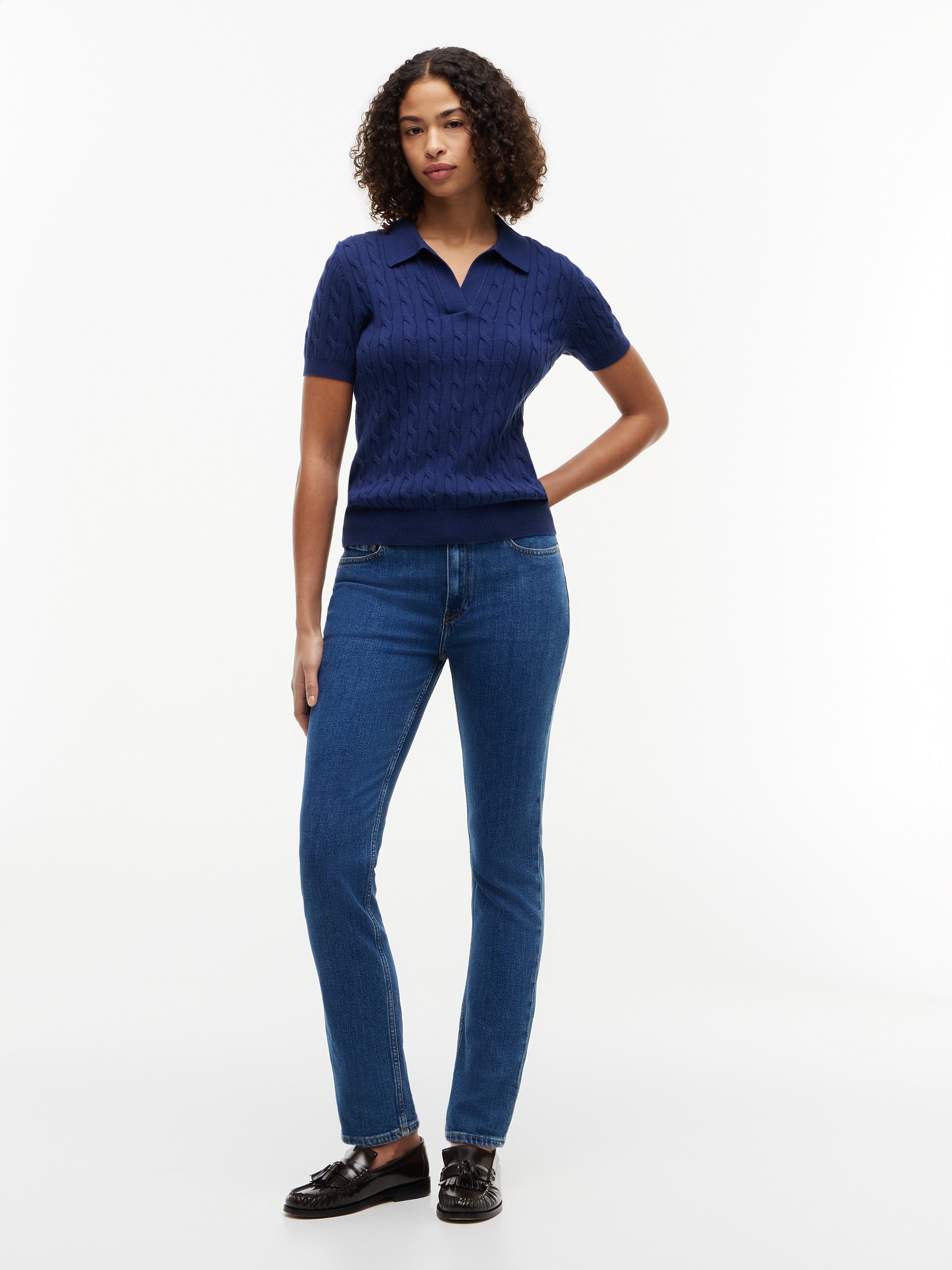 Tommy Hilfiger Jeans slim »SLIM RIAN RW« Baumwollmischung, slim fit