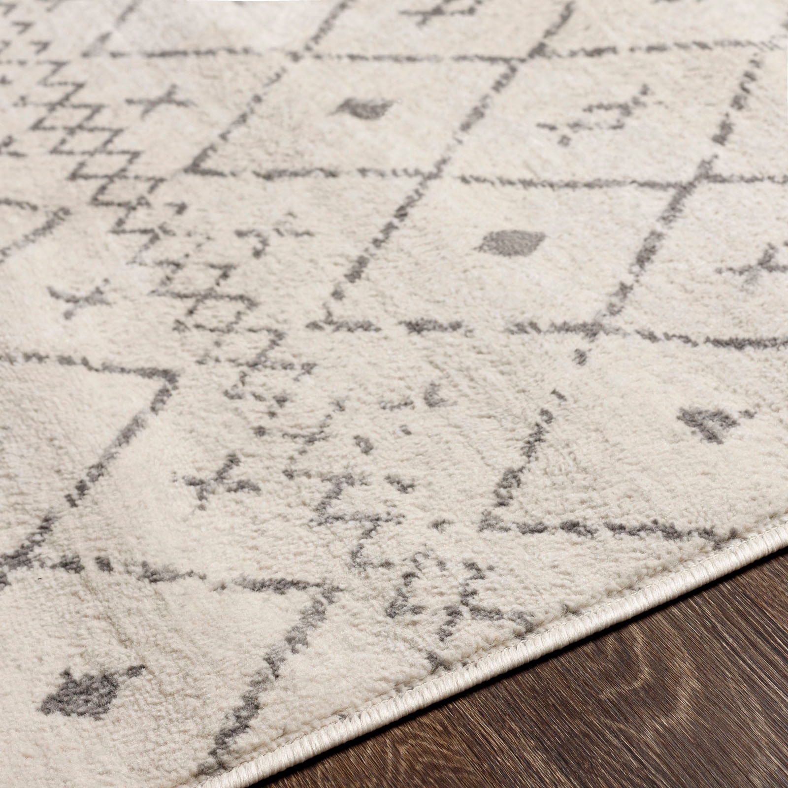 Livabliss Teppich »LIMA«, rechteckig, 9 mm Höhe, Berber, Ethnisch Boho Kurzflor Wohnzimmerteppich, Schlafzimmer
