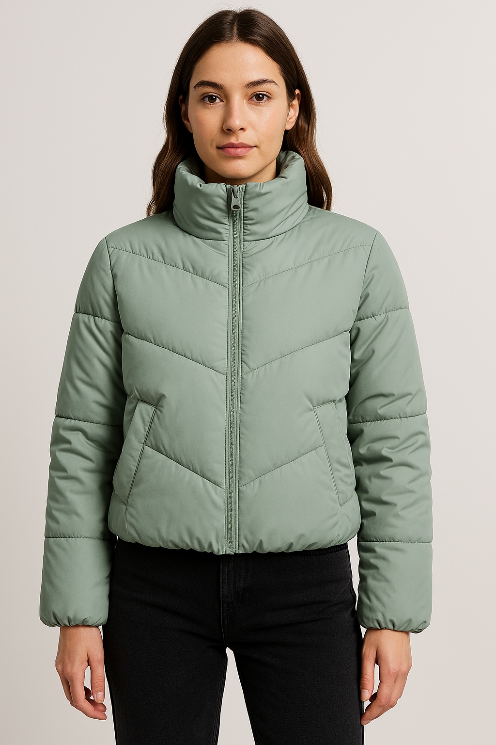 Image of ONLY Steppjacke "ONLAGNES LIFE SOLID PUFFER OTW ZL" mit Kapuze