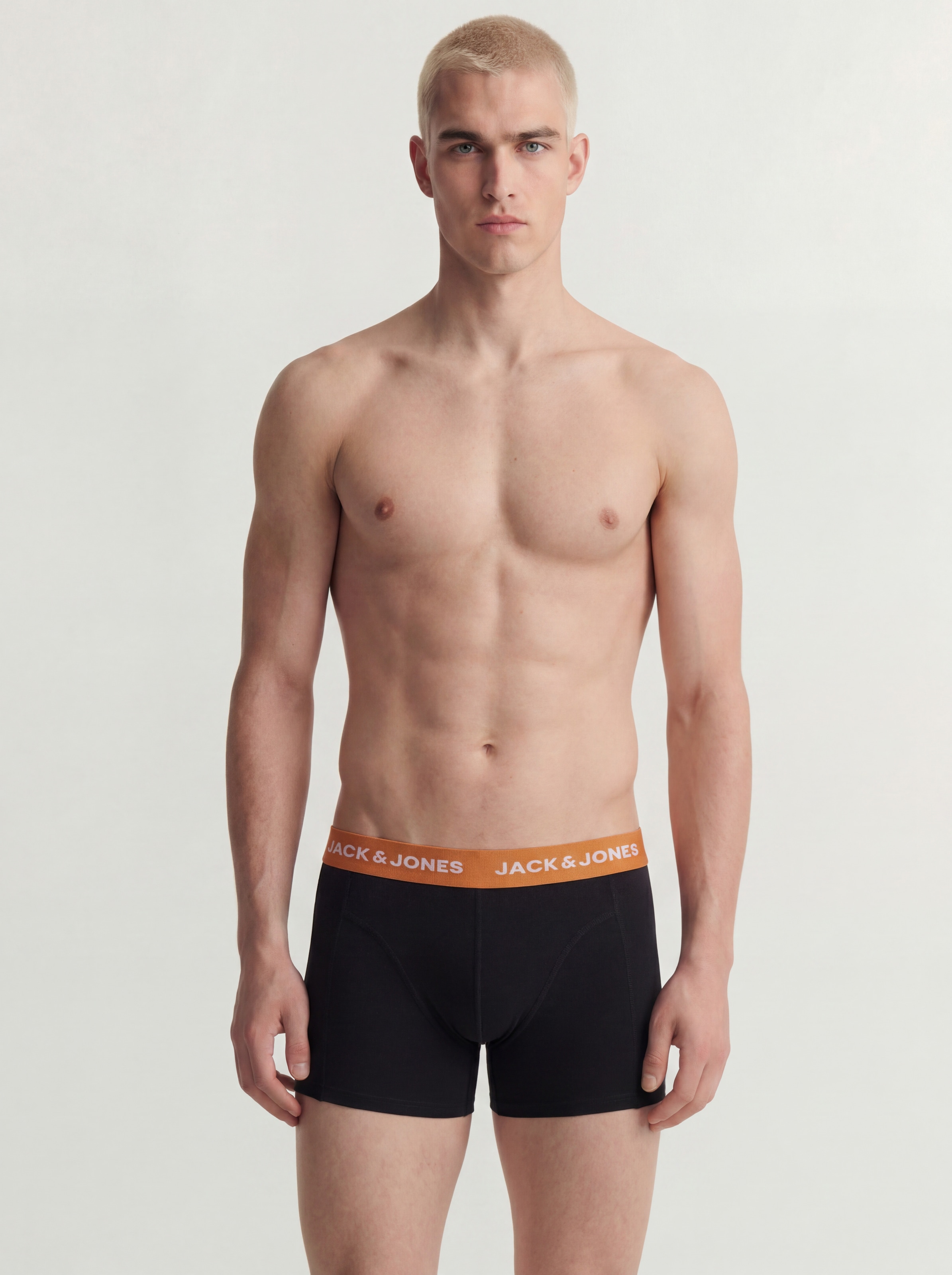 Jack & Jones Tronc »JACOLIVER SOLID TRUNKS 5 PACK BOX« Paquet, 5 cuis Baumwollmischung