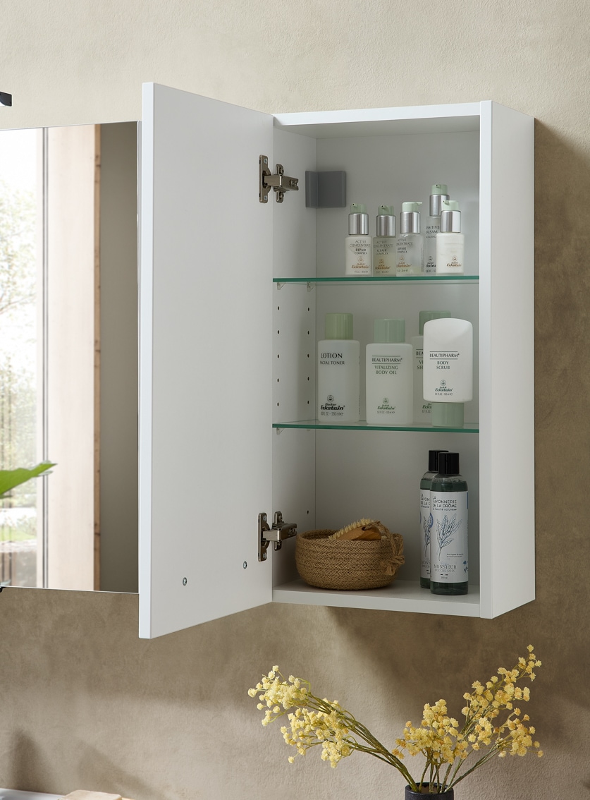 Saphir Armoire suspendue »Quickset 500, Badschrank 32,4 cm, 1 Tür, 2 Einlegeboden« armoire suspendue de salle de bain, armoire murale