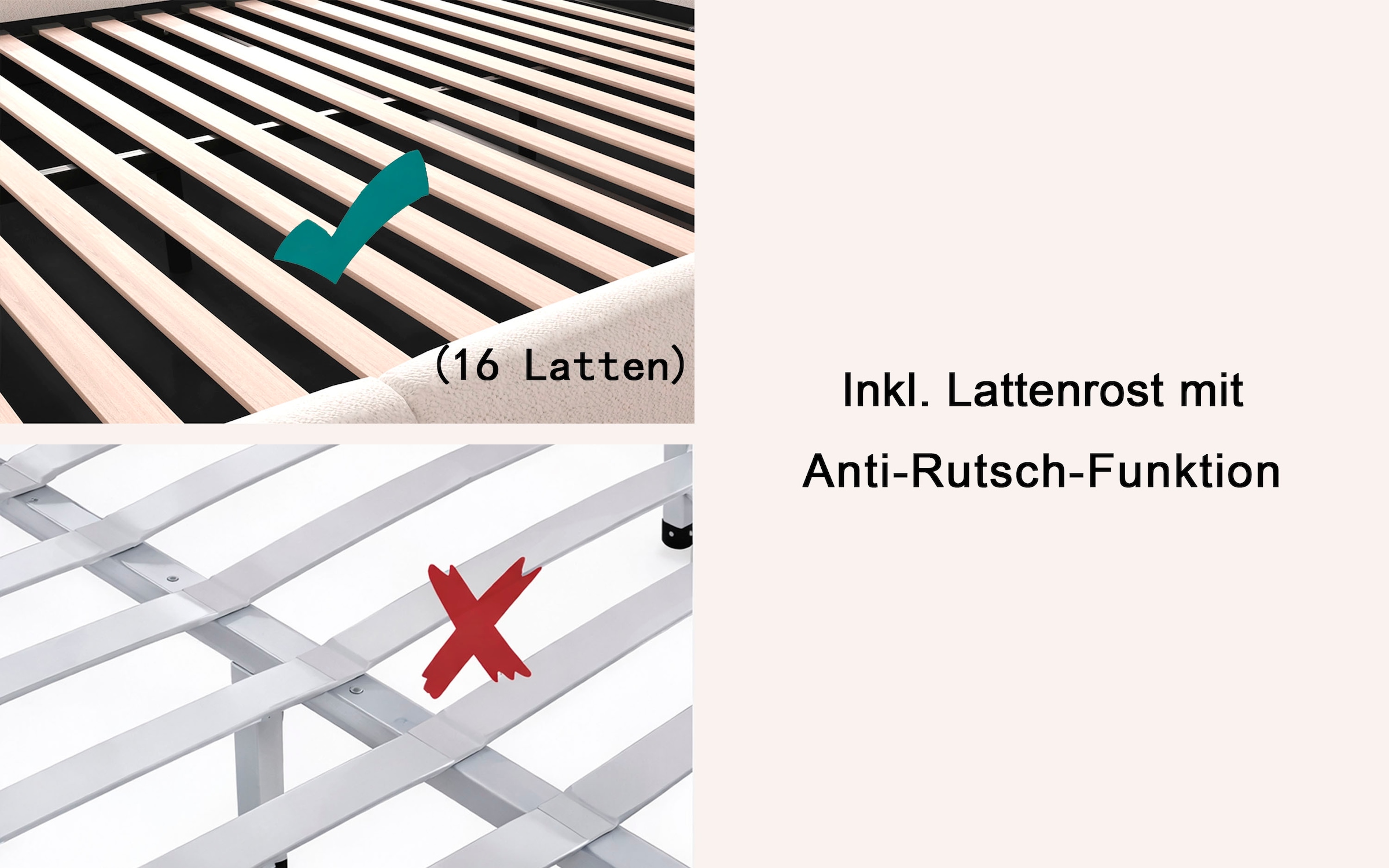 Home affaire Lit rembourré »MERLINDA in der Breite 180cm, inkl. Lattenrost und Bettkasten« gepolstertes Kopfteil und Rahmen, Bezug im Chenillecharakter