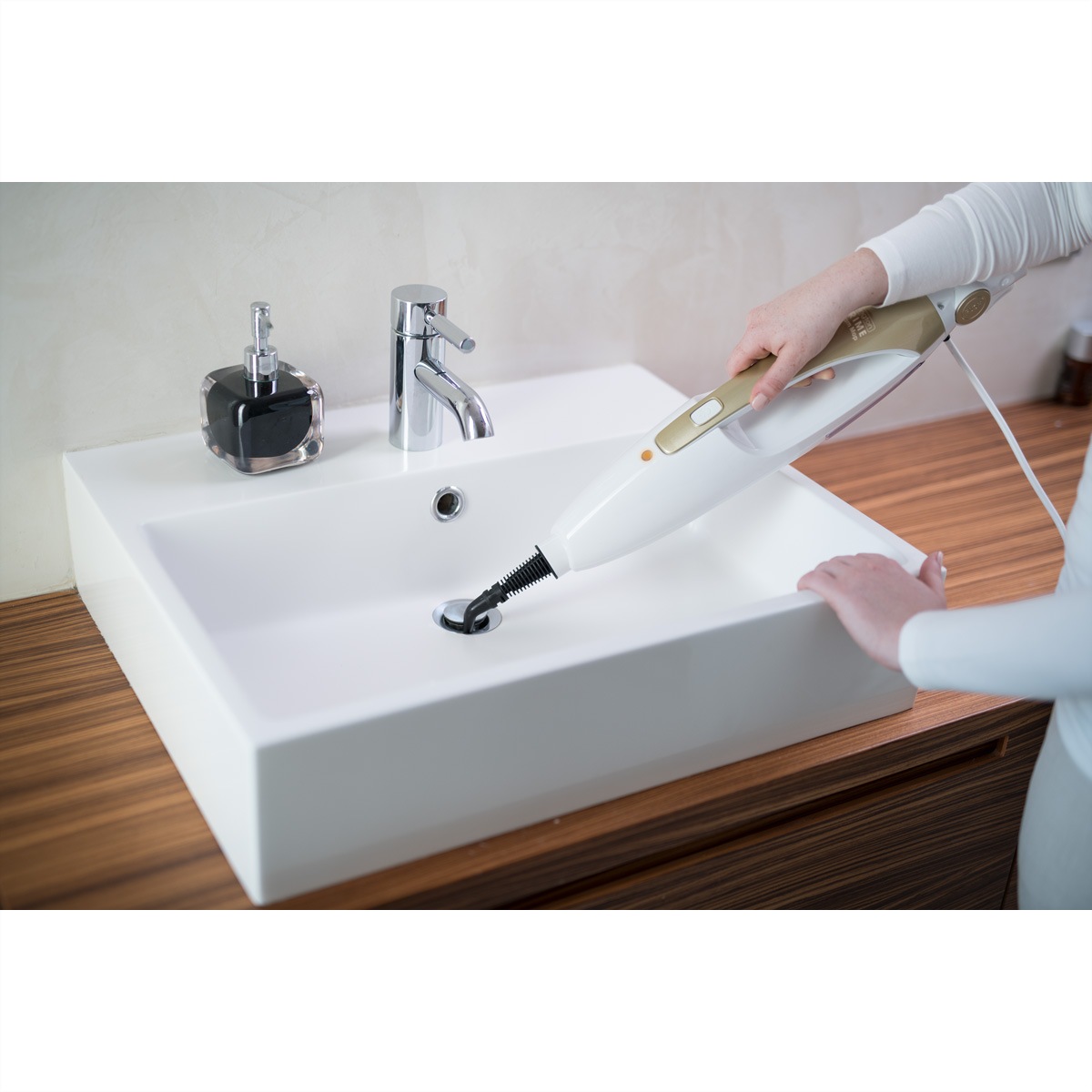 LIVINGTON Staubsauger »Livington Prime SteamScrubber Stabdampfreiniger«