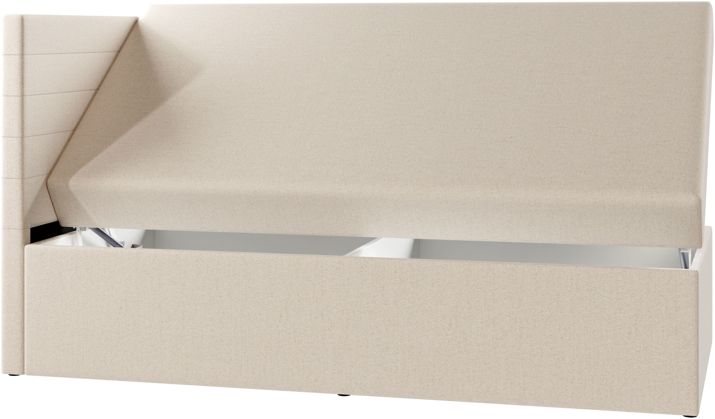 FORTE Einzelbett »LUNO inkl. Bettkasten, Breite: 100cm«