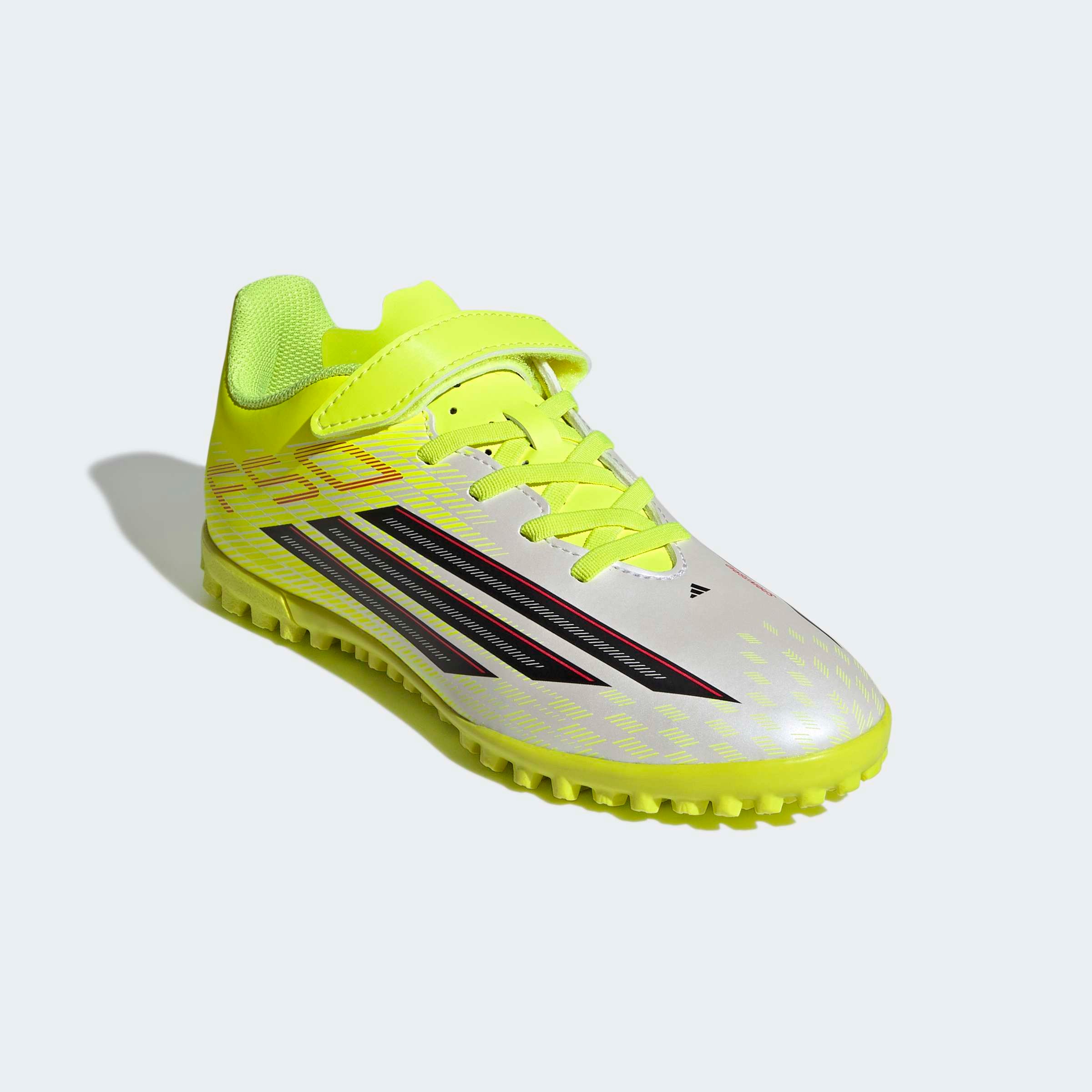 Image of adidas Performance Fussballschuh "F50 CLUB KLETTVERSCHLUSS TURF KIDS" für Kunstrasen, Hart- und Aschenplätze, für Kinder & Jugendliche