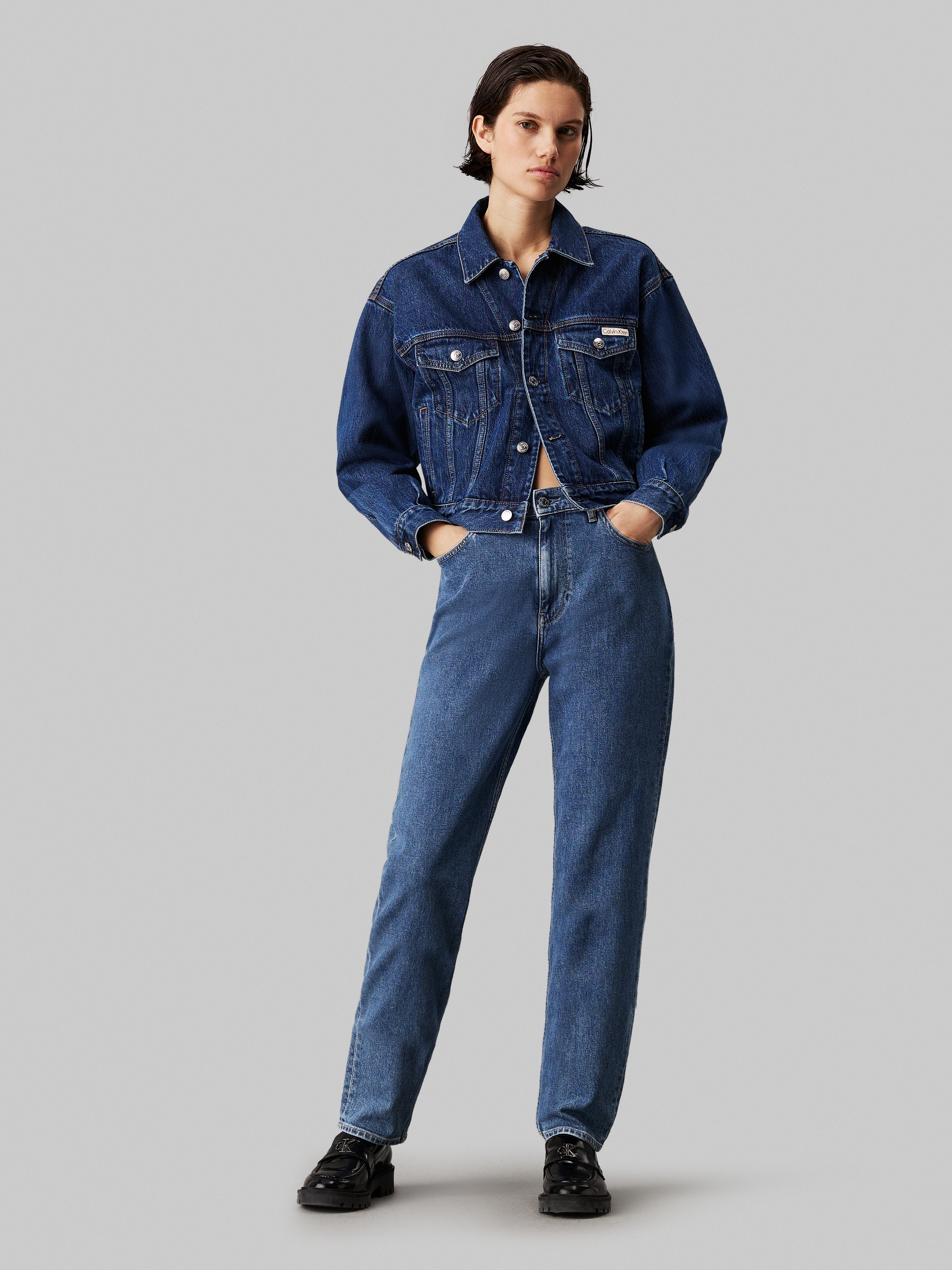 Calvin Klein Jeans Mom-Jeans »MOM JEAN«, im 5-Pocket-Style