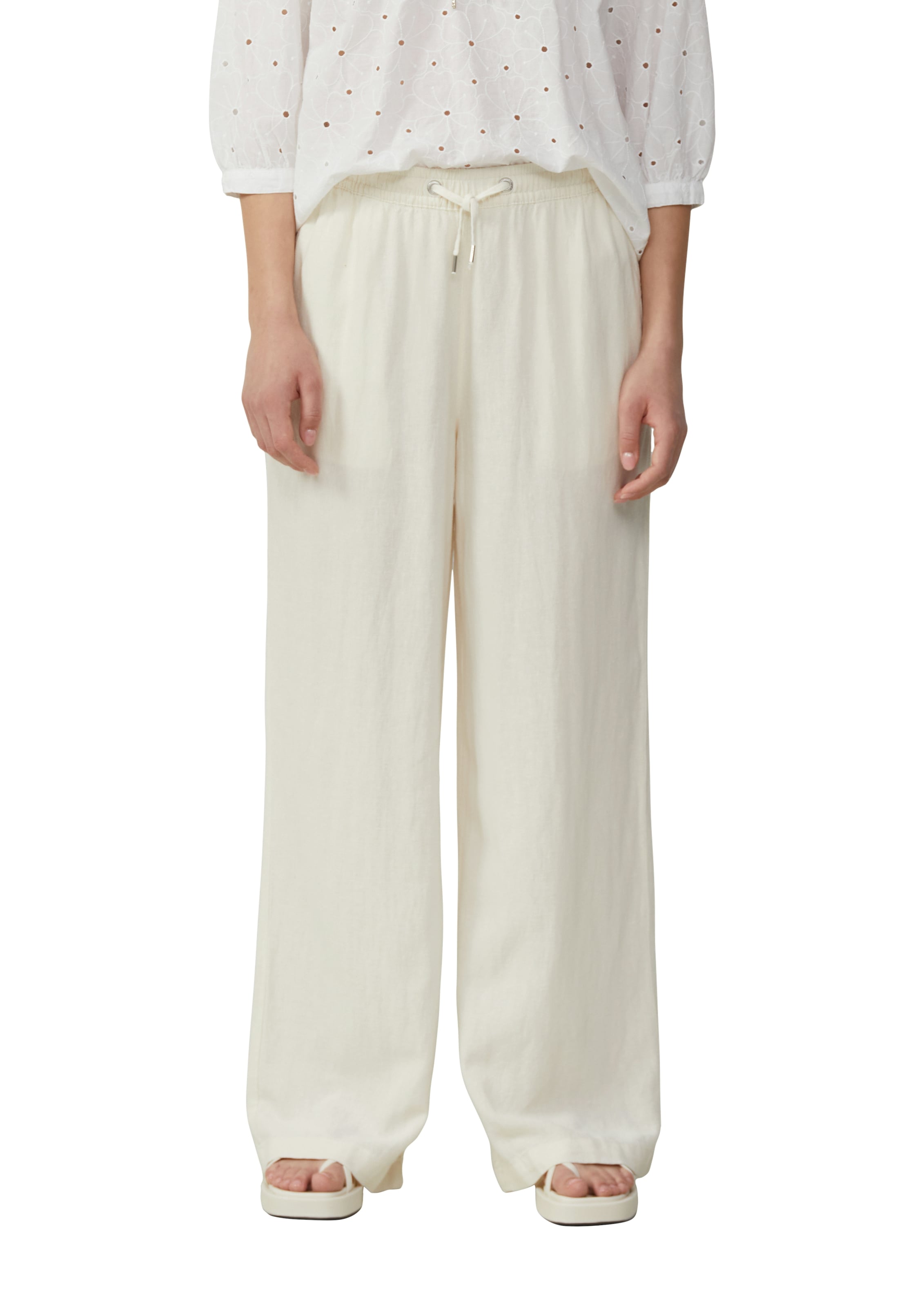 Image of QS Leinenhose Sommerhose mit Gummizug