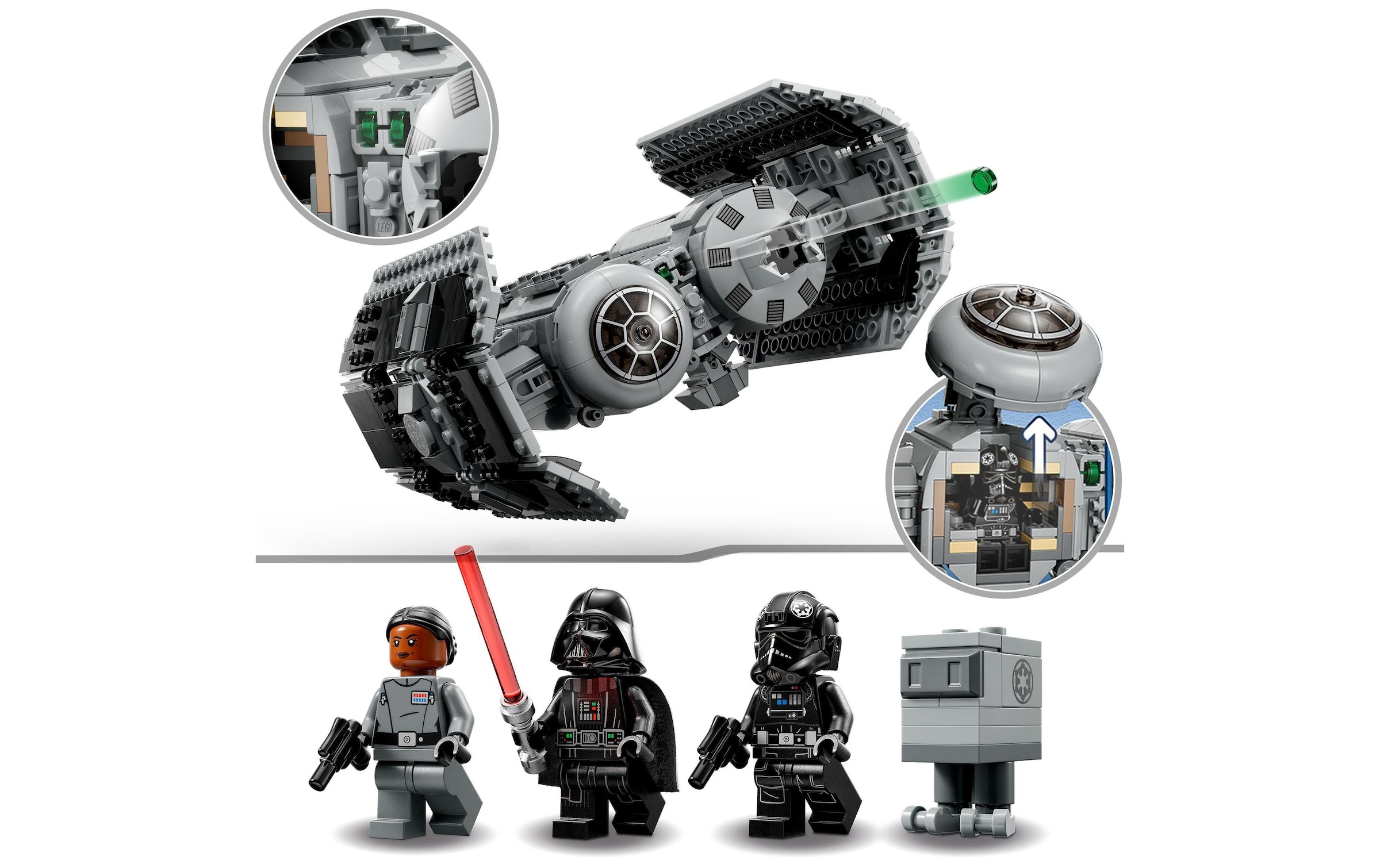 LEGO® Konstruktionsspielsteine »LEGO SW TIE Bomber«, (625 St.)