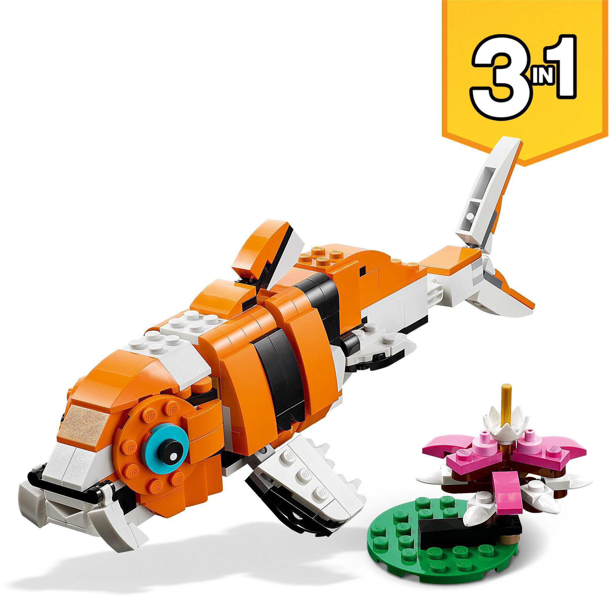 LEGO® Konstruktionsspielsteine »Majestätischer Tiger (31129), LEGO® Creator 3in1«, (755 St.)