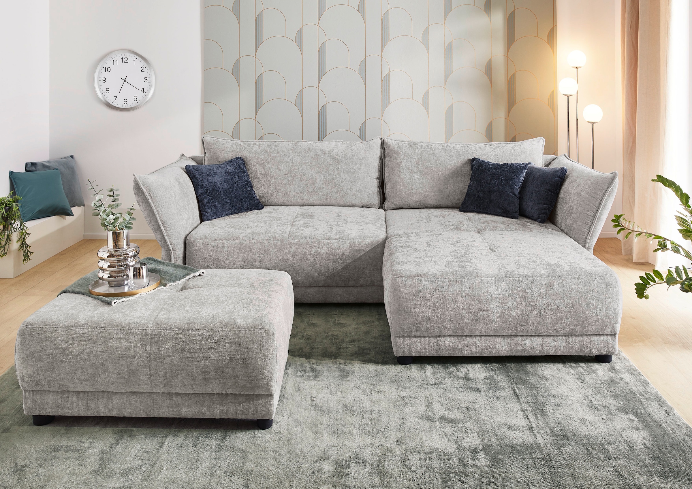 Image of Jockenhöfer Gruppe Ecksofa "Loggia L-Form, B: 272 cm" mit flexiblem Armlehnen