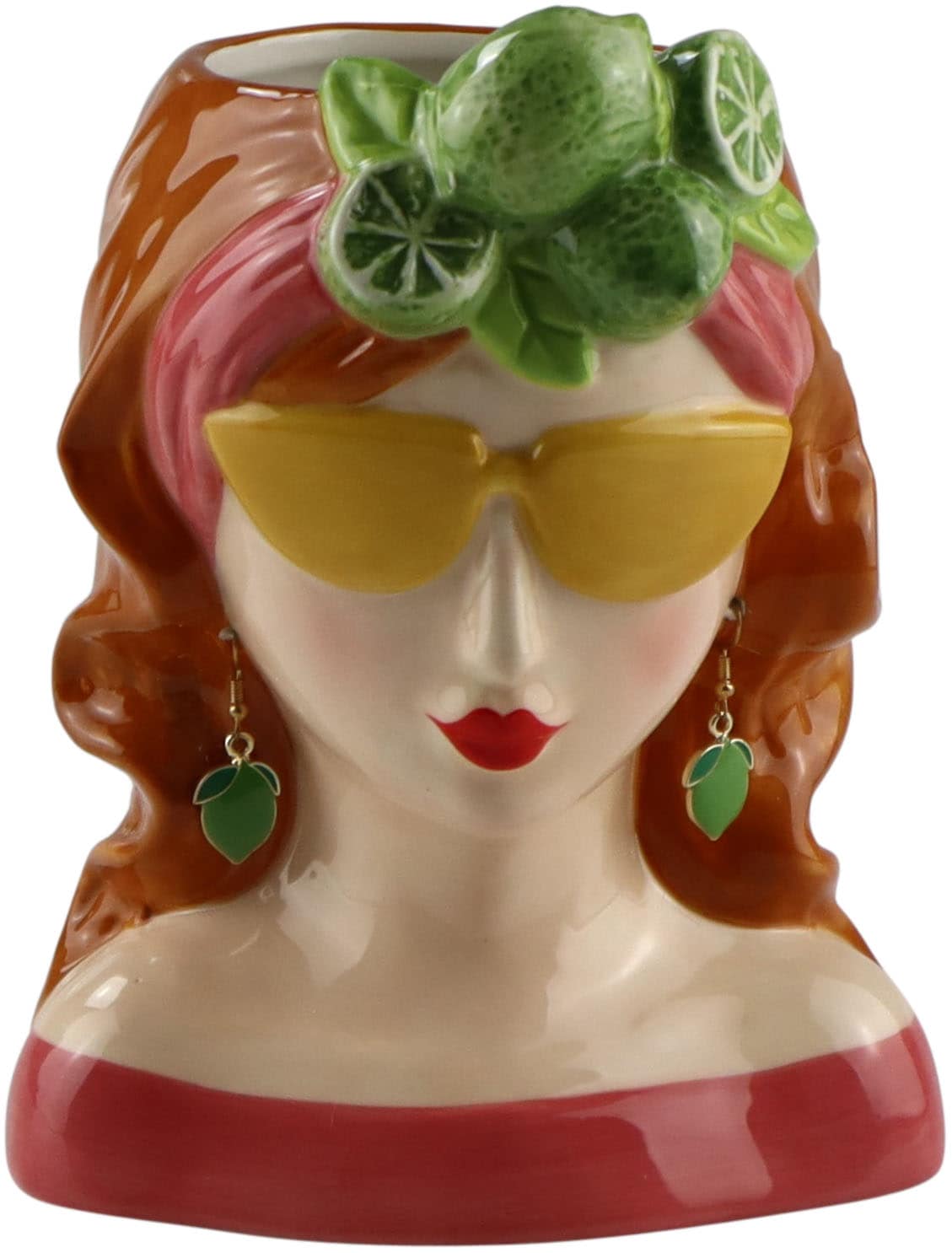 Image of AM Design Dekovase "Verspielte Vase aus Dolomit" mit fruchtigem Design