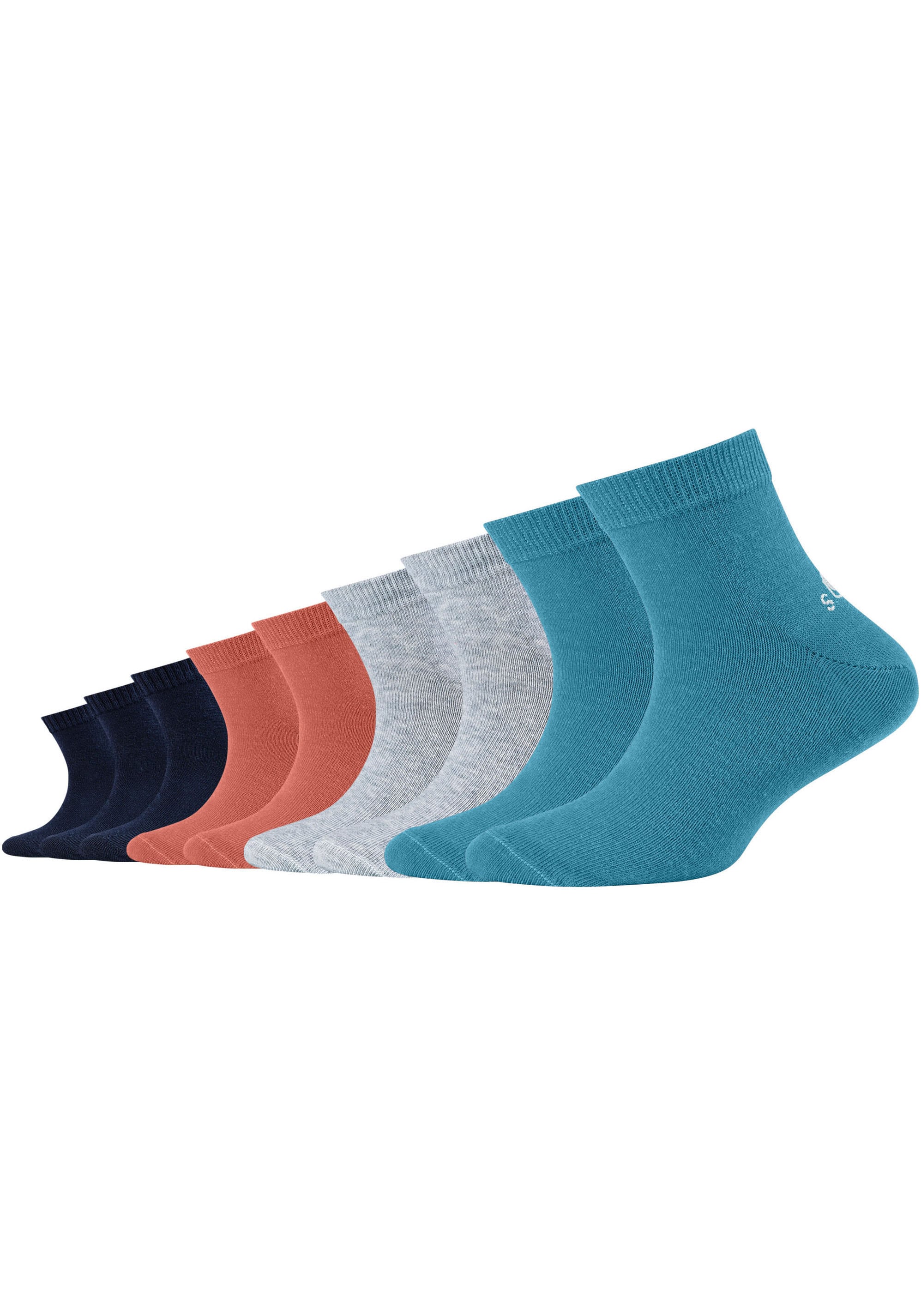 s.Oliver Kurzsocken, (9er Pack), mit vielseitigen Farben