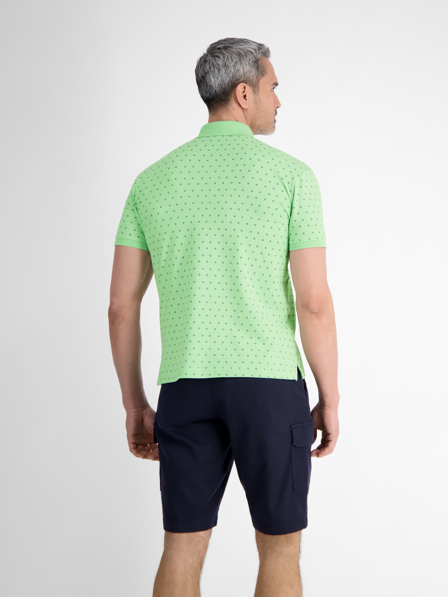LERROS Poloshirt »LERROS Herren Poloshirt mit Minimalprint«