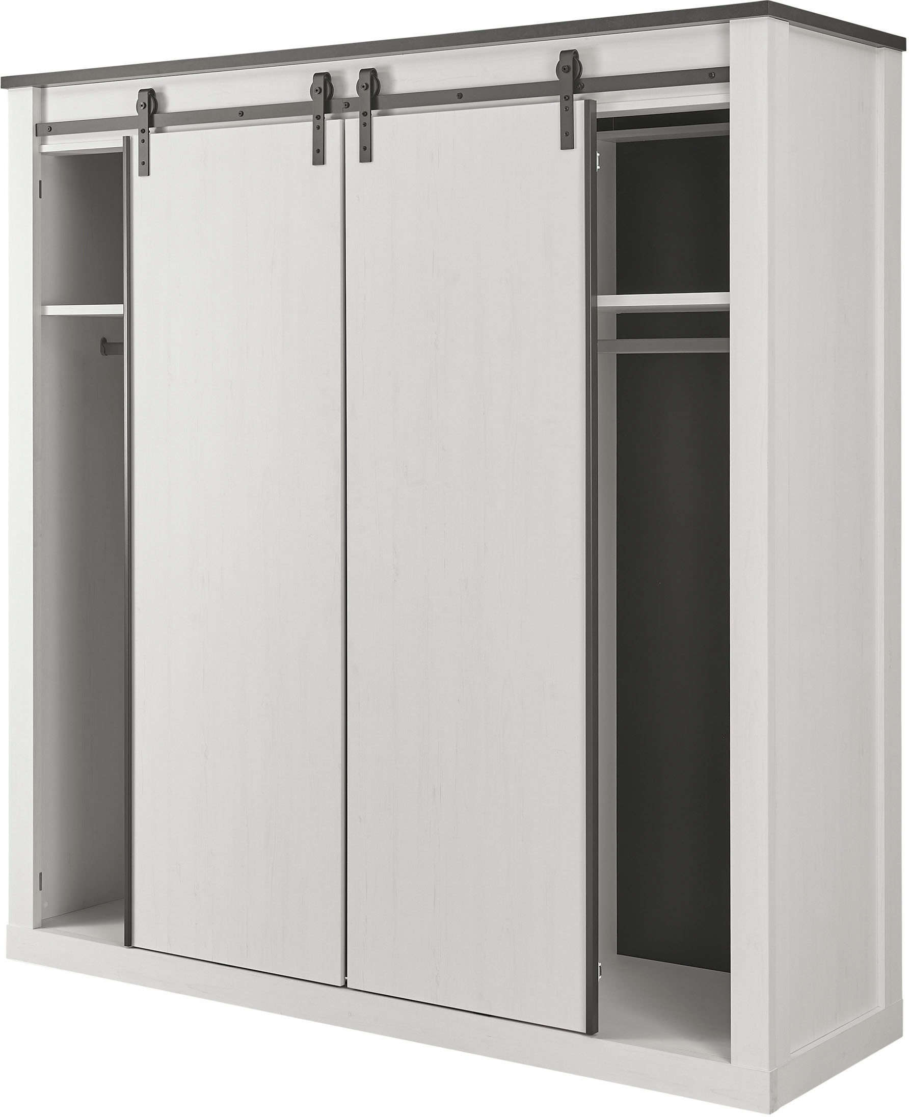 Home affaire Schlafzimmer-Set »SHERWOOD« 6 Stk. tlg. Liegefläche 180x200cm, Schrank 3-trg. 201cm breit