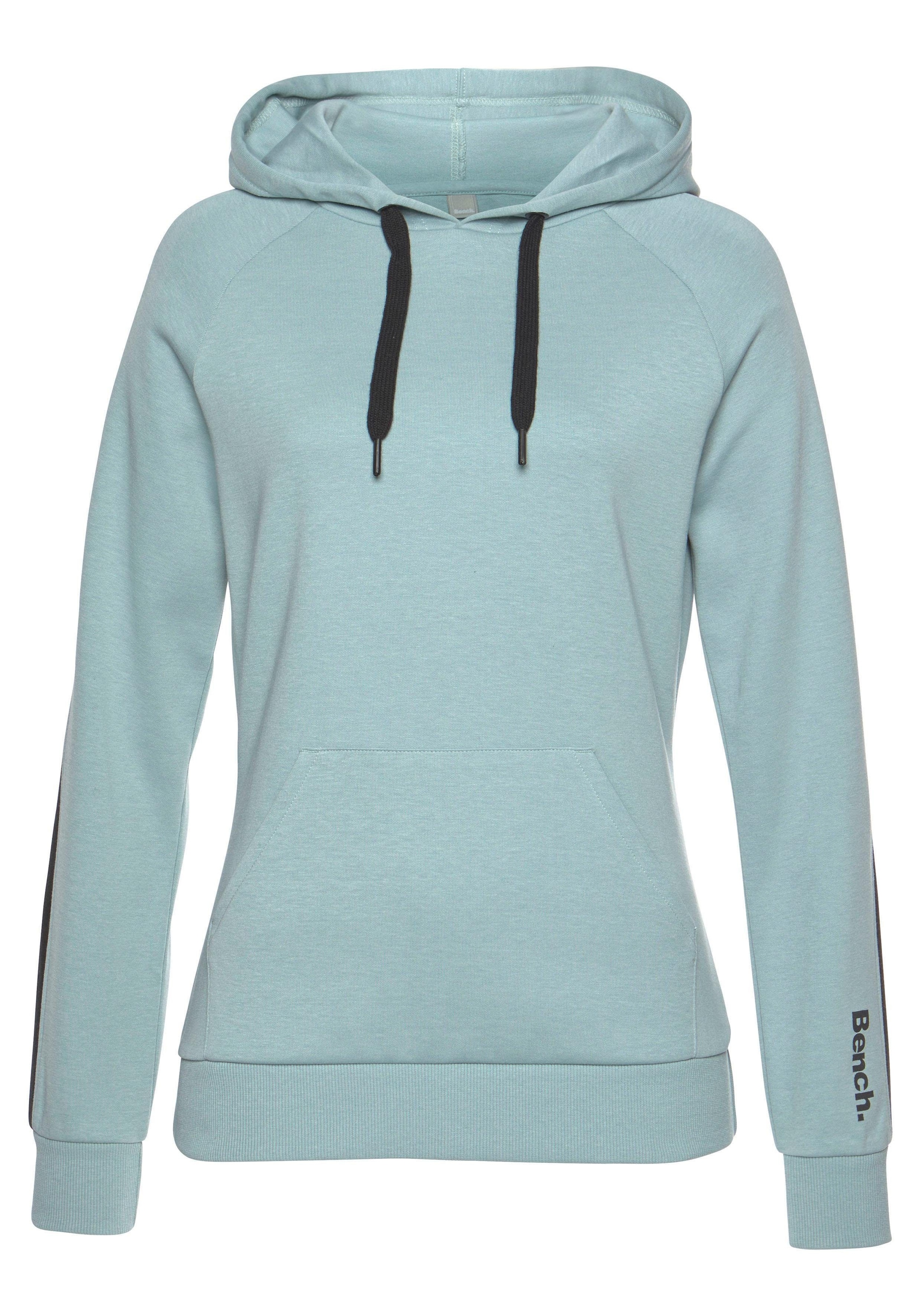 mit ♕ Kapuzensweatshirt, kaufen Loungeanzug, Seitenstreifen Bench. Hoodie versandkostenfrei Kängurutasche, Loungewear und