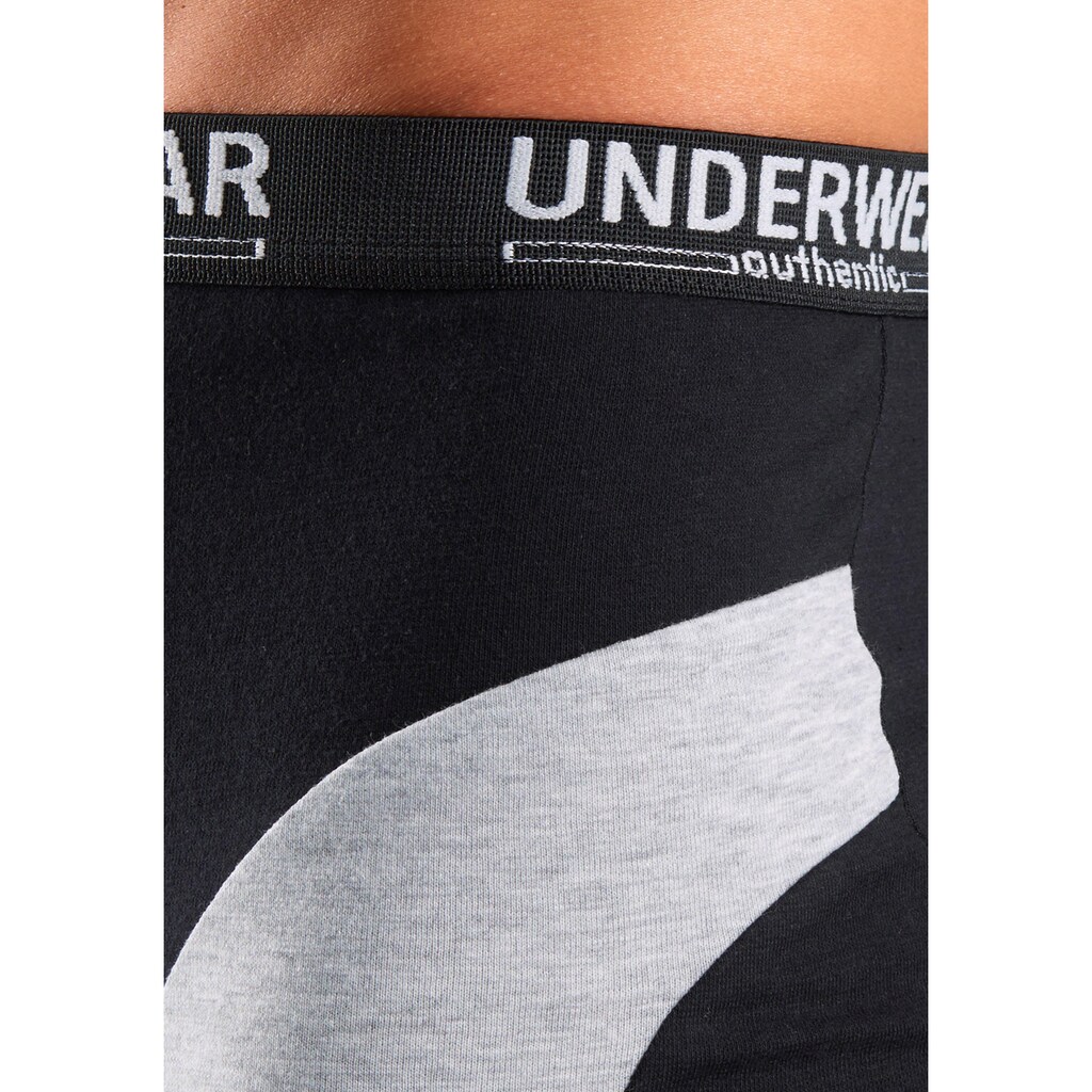 AUTHENTIC UNDERWEAR Boxershorts, (Packung, 4 St.)