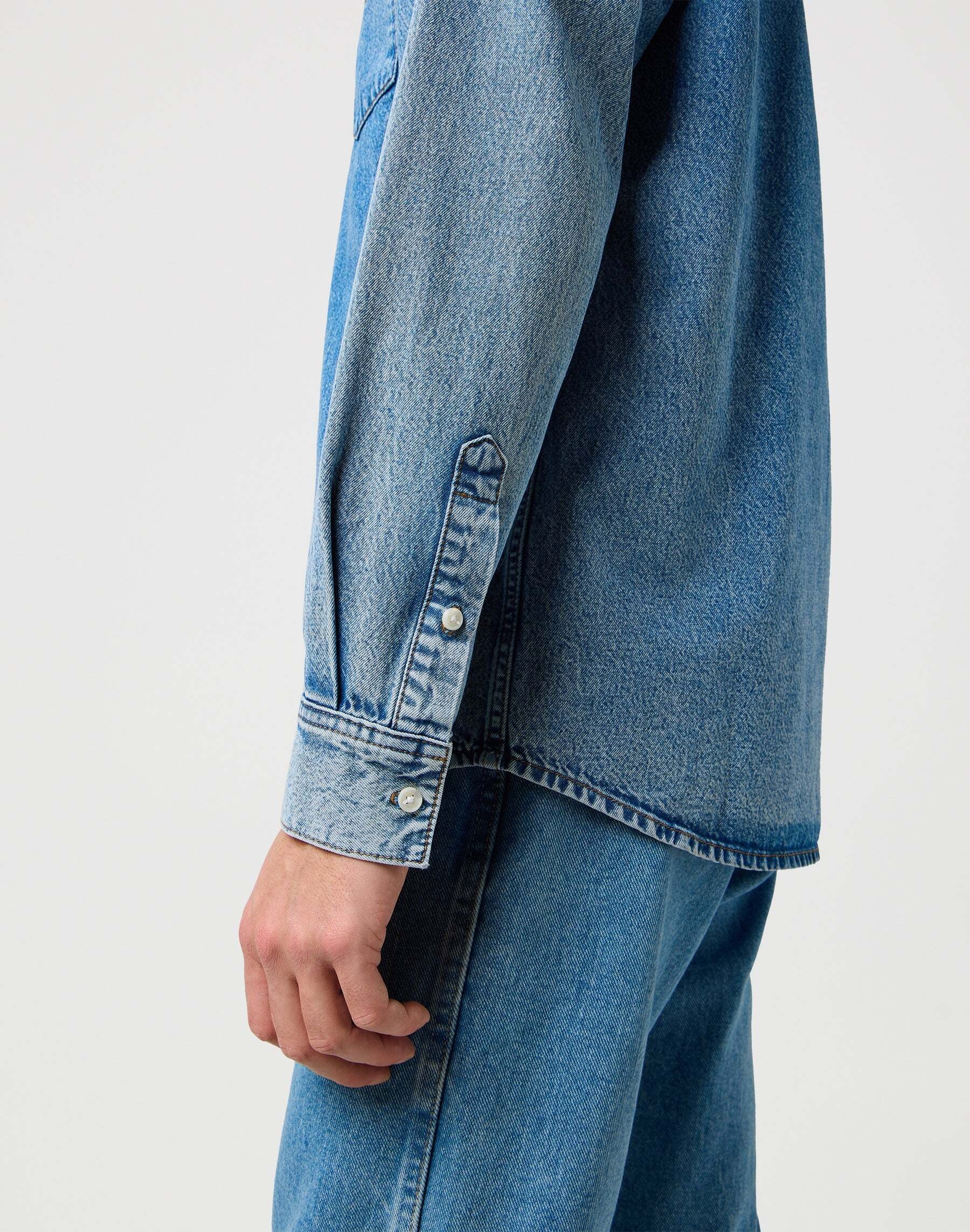 Wrangler Chemise en jean »WRANGLER Jeanshemd 1 Pkt Shirt«
