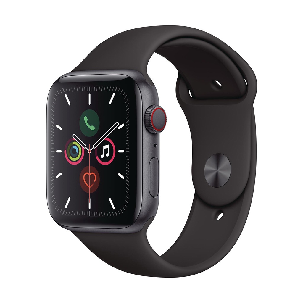 Image of Apple Smartwatch »Serie 5, GPS, 44 mm Aluminium-Gehäuse mit Sportarmband«, (Watch OS MWWE2FD/A) bei Ackermann Versand Schweiz