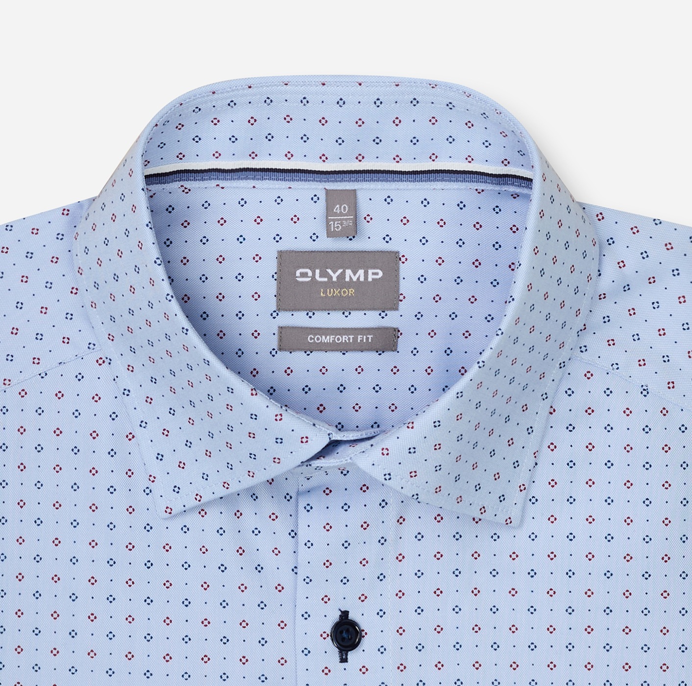 OLYMP Chemise à manches longues »Luxor« chemise business, coupe comfort fit, col Under-Button-down
