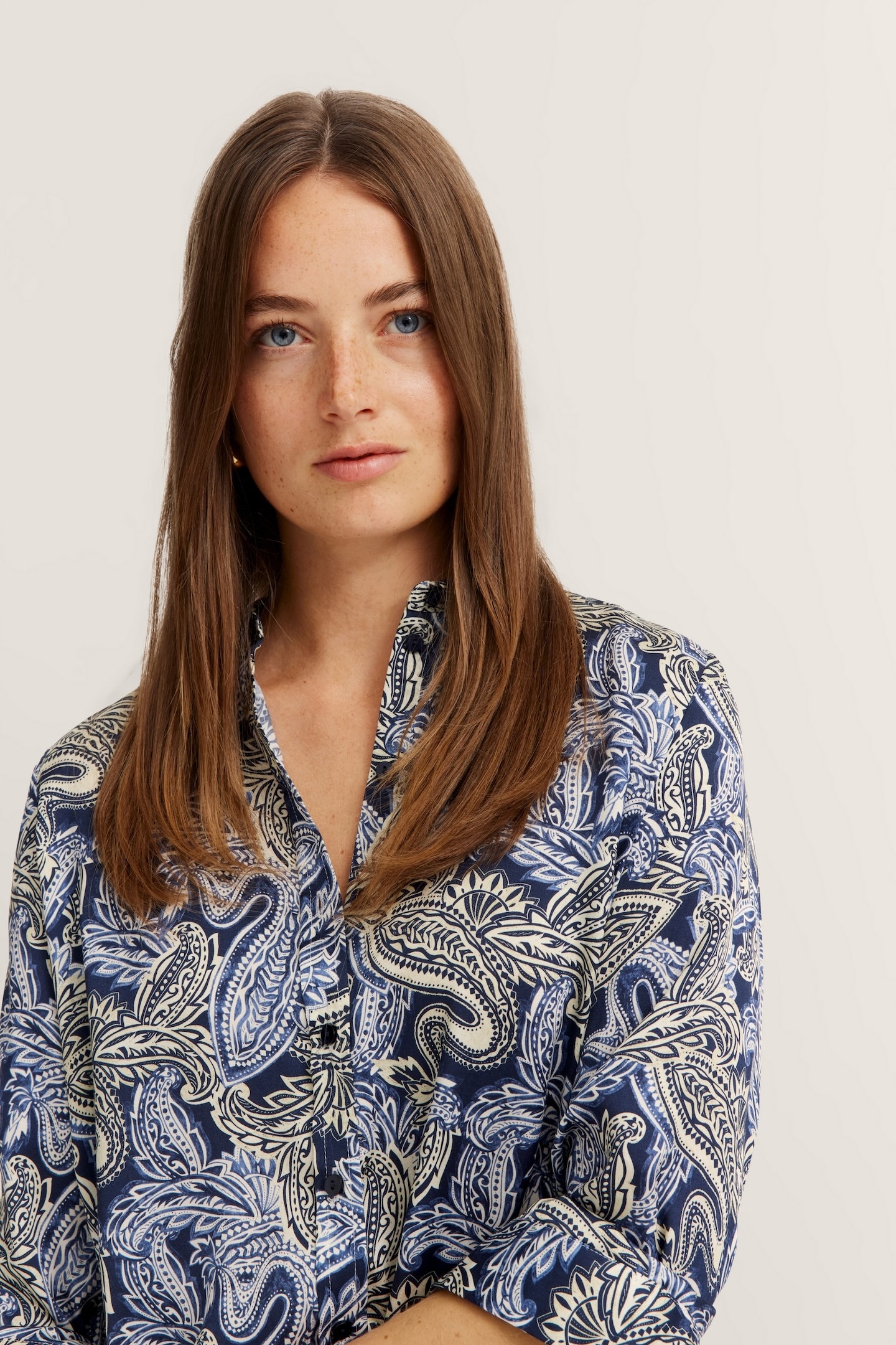 bugatti Hemdbluse, aus fliessender Viskose