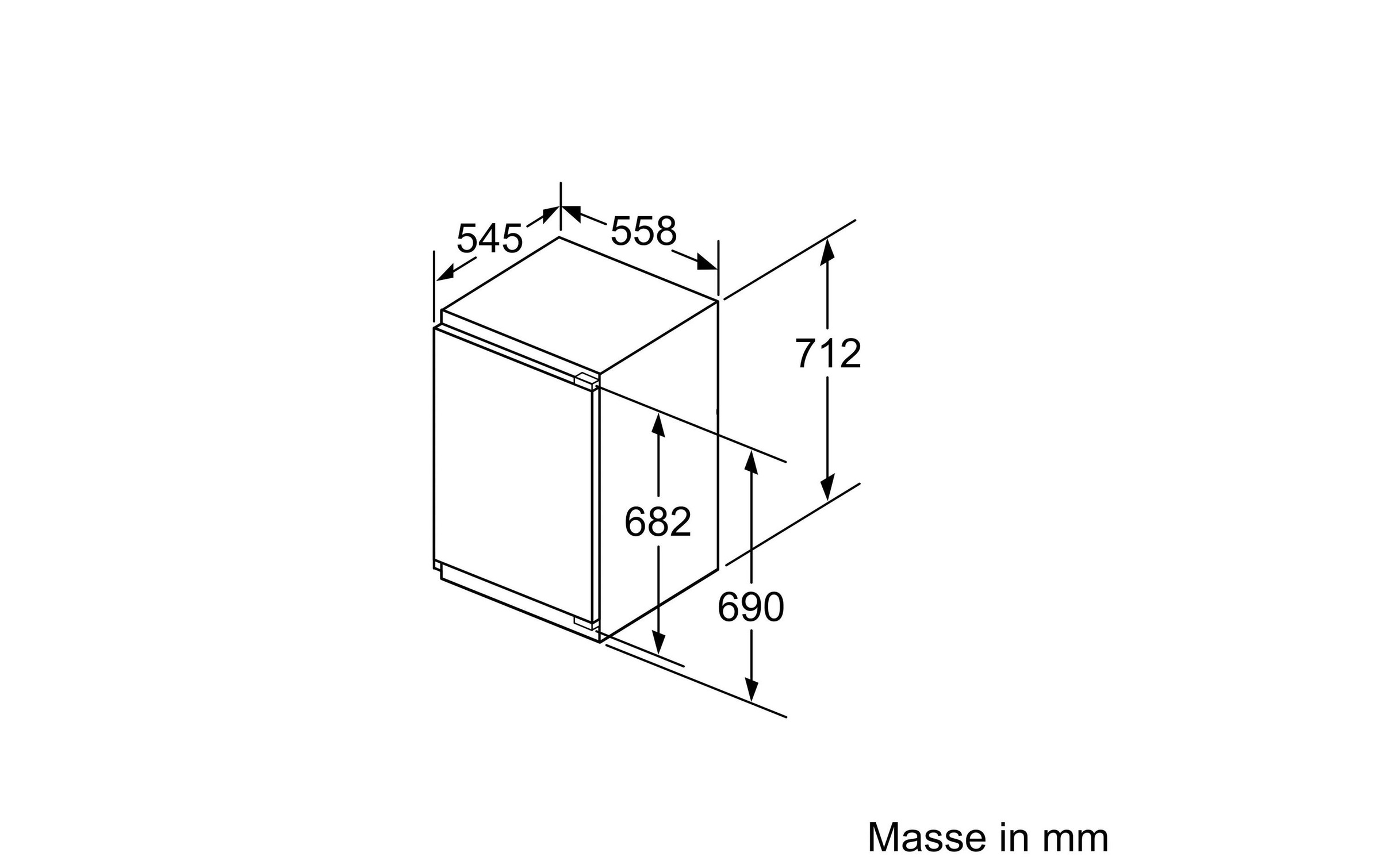 BOSCH Einbaugefrierschrank »GIV11ADE«, 71 cm hoch, 56 cm breit
