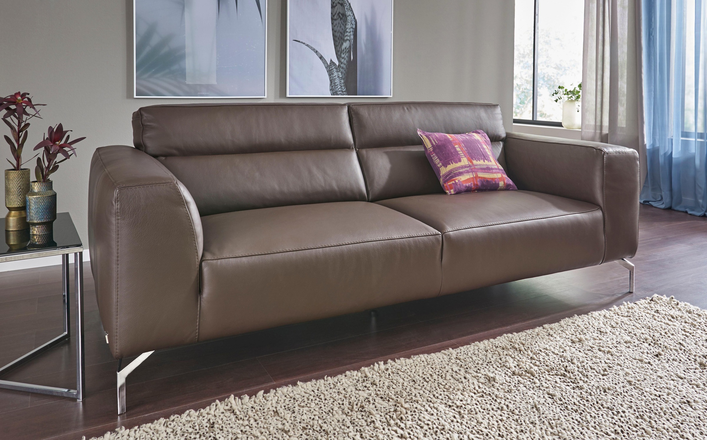 Image of CALIA ITALIA 3-Sitzer »Soho«, in zwei Lederqualitäten bei Ackermann Versand Schweiz