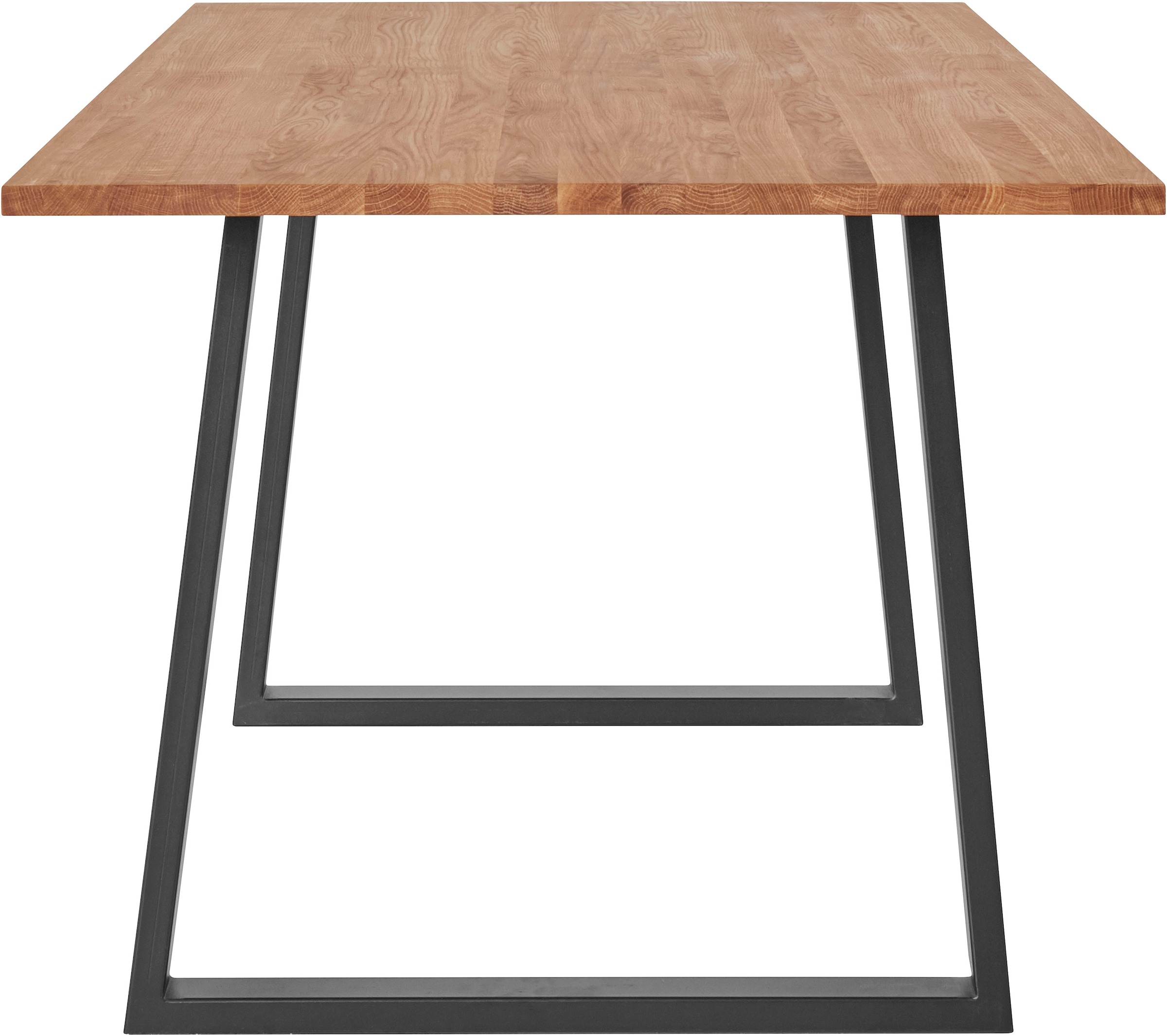 andas Esstisch, Tischplatte FSC®- Massivholz, kaufen aus aus Gestell bequem Eiche, Metall massiver