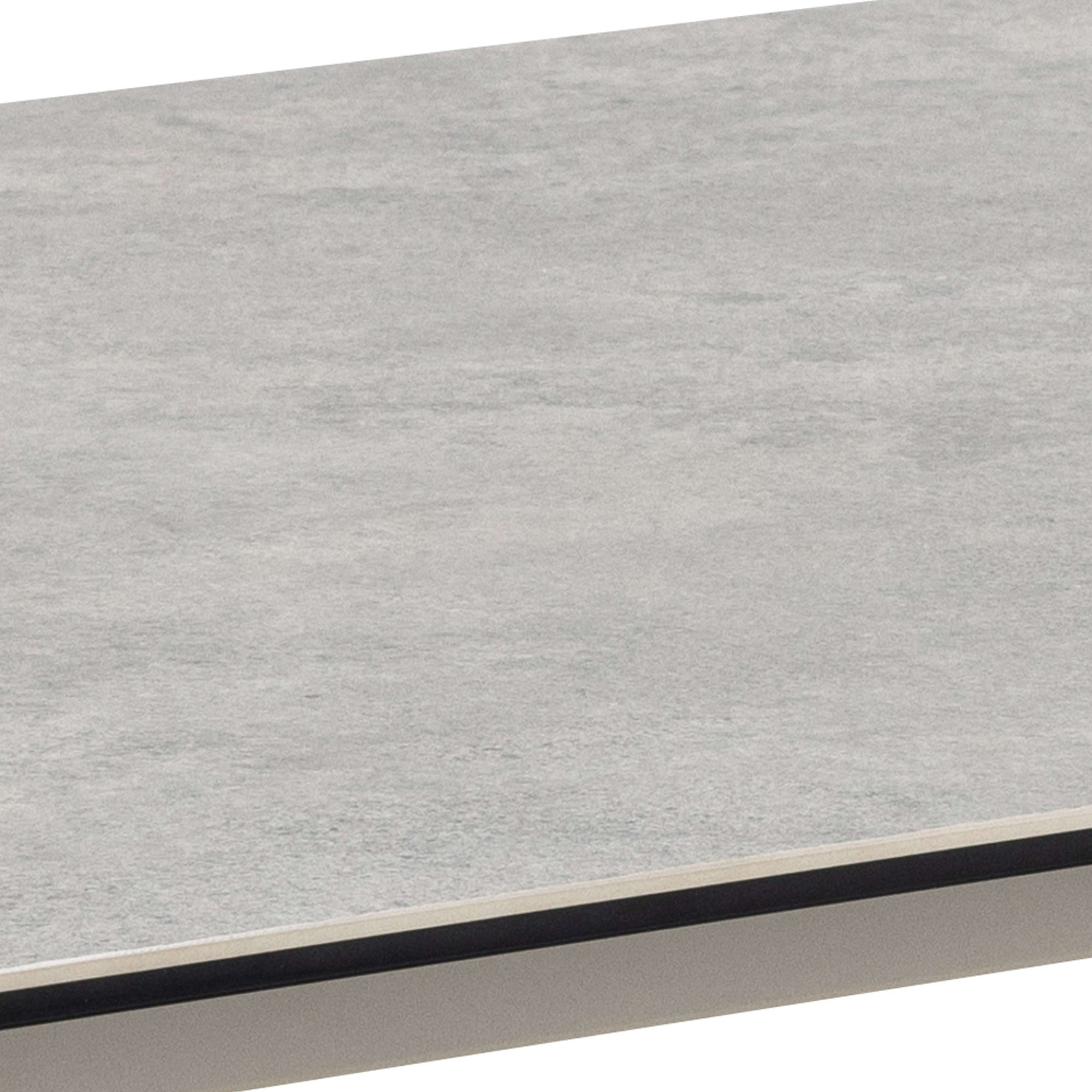 ACTONA GROUP Table de salle à manger »Palermo« table à manger, plateau gris Anista rugueux céramique, 160x90x75cm