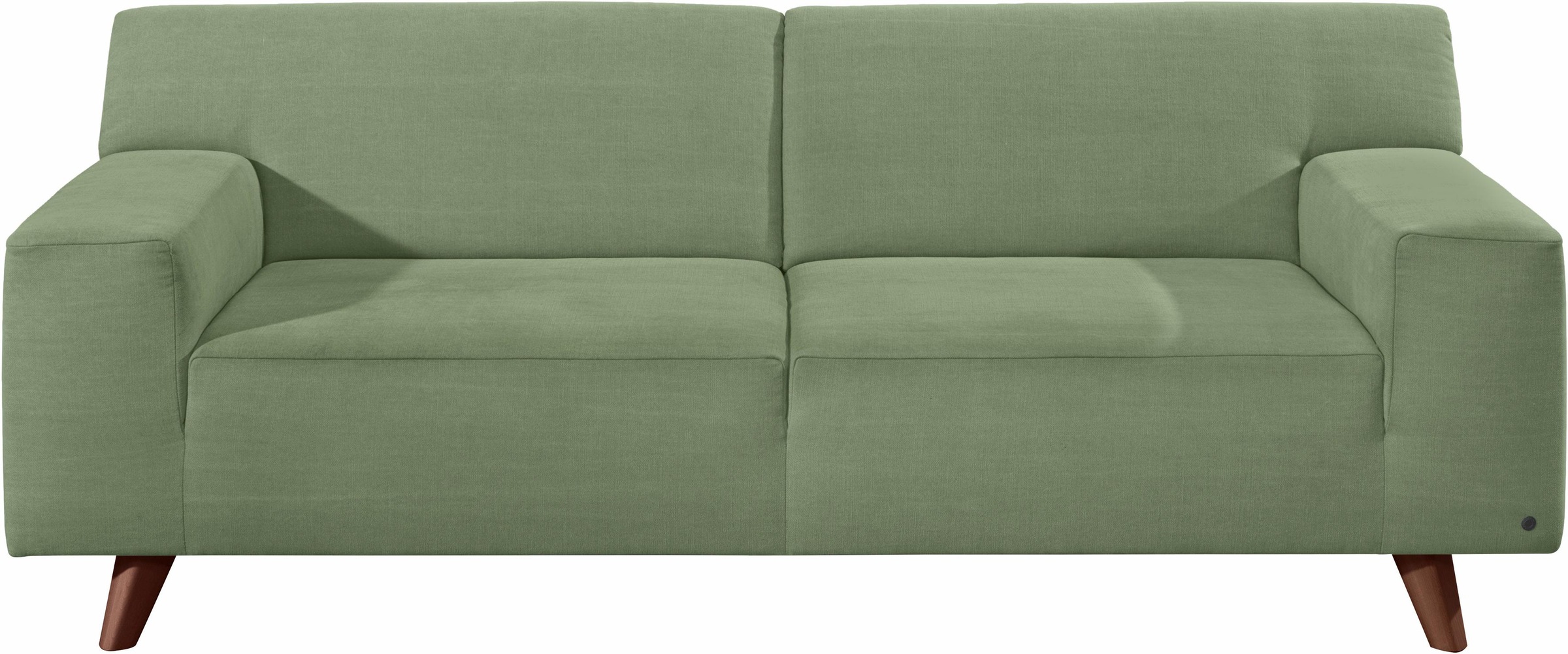 Image of TOM TAILOR 2,5-Sitzer »NORDIC PURE«, im Retrolook, Füsse nussbaumfarben bei Ackermann Versand Schweiz