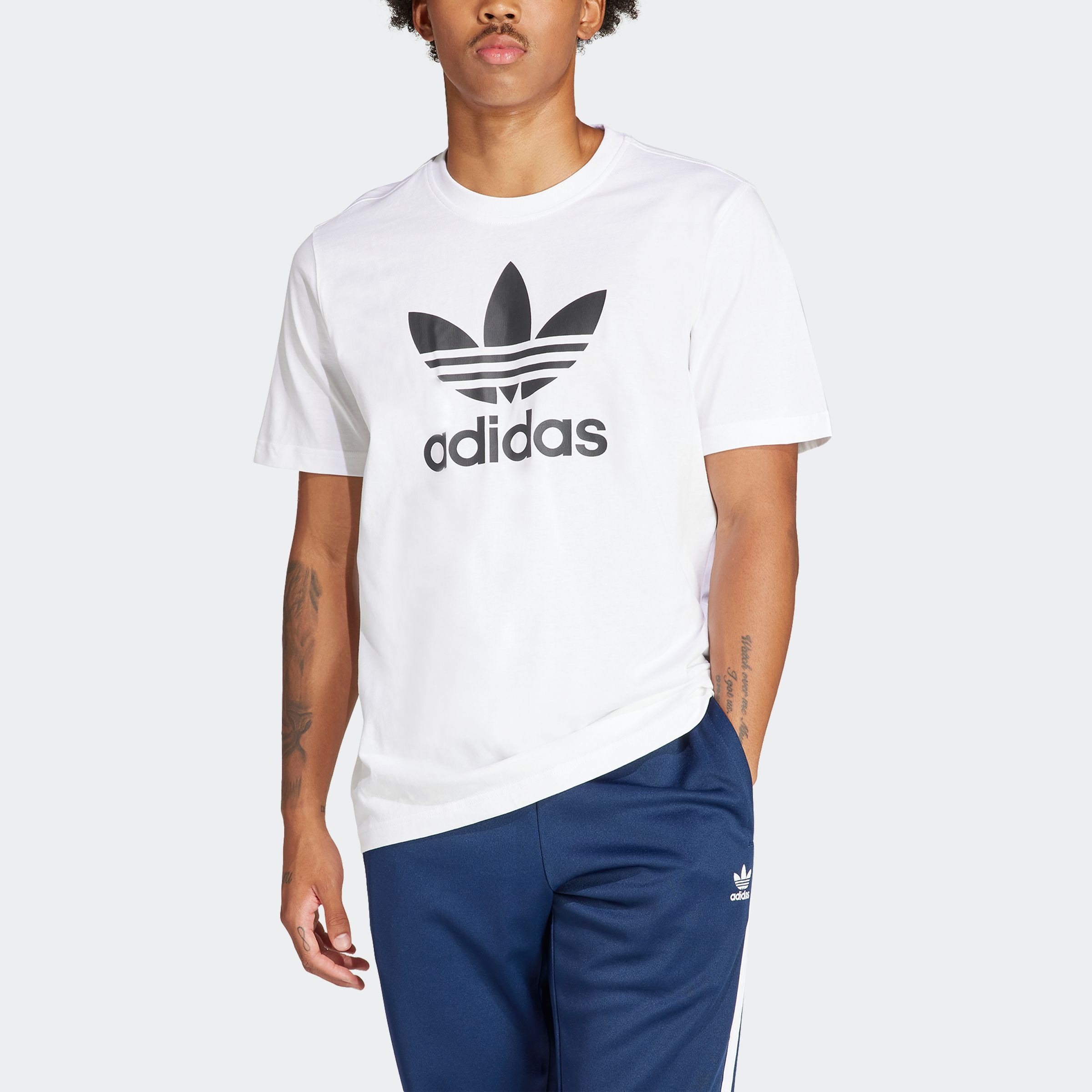 adidas Originals T-Shirt »TREFOIL T-SHIRT«, Basic Shirt mit grossem Trefoil Logoprint