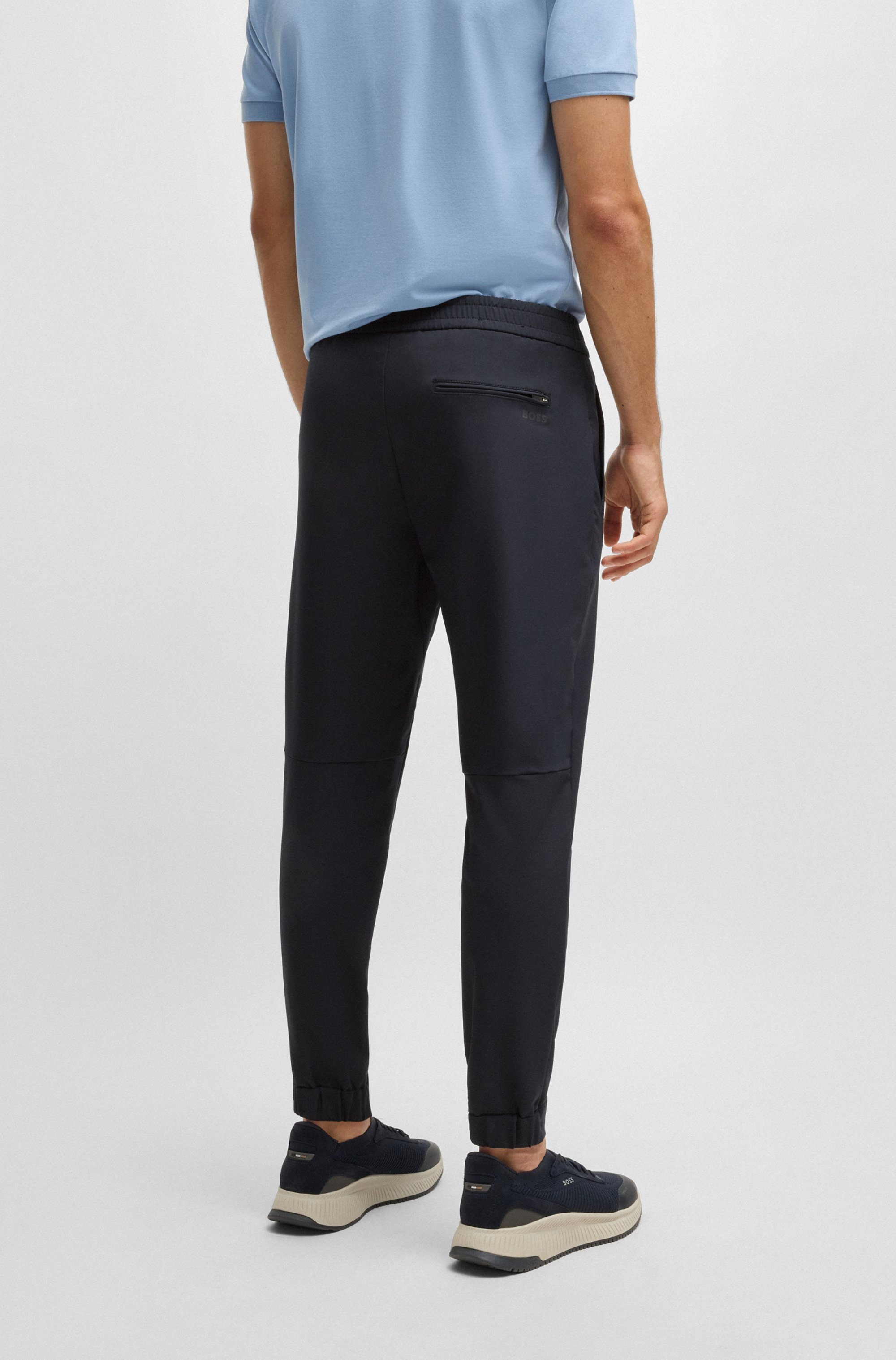 BOSS GREEN Stretch-Hose »T Flex«, mit elastischem Bund und Kordelzug