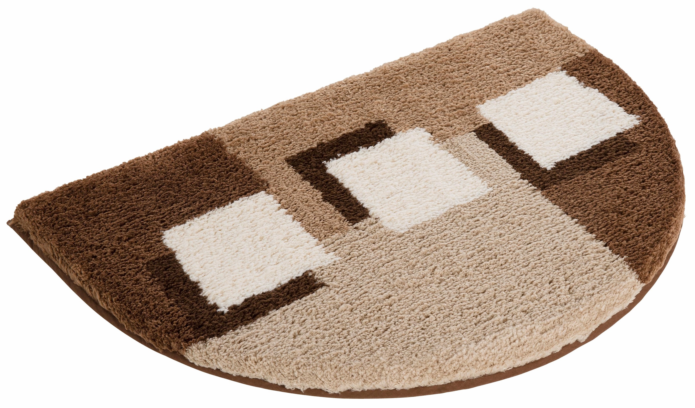 my home Badematte »Ada, Badvorleger, Badezimmer Teppich«, rutschhemmend beschichtet, schnell trocknend-strapazierfähig-fussbodenheizungsgeeignet, Badteppich, Badematten auch als 3 teiliges Set erhältlich
