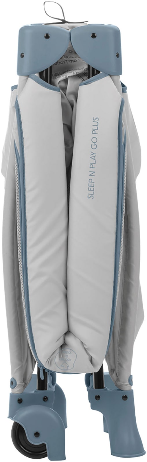 Hauck Lit de voyage pour bébé »Sleep N Play Go Plus, Dusty  Blue« mit integrierten Rädern; Vorderausstieg