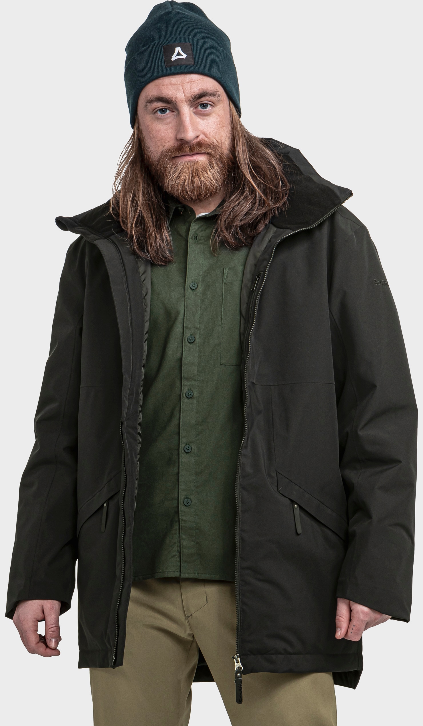 Image of Schöffel Langjacke "Ins Parka Style Malkay MNS" mit Kapuze