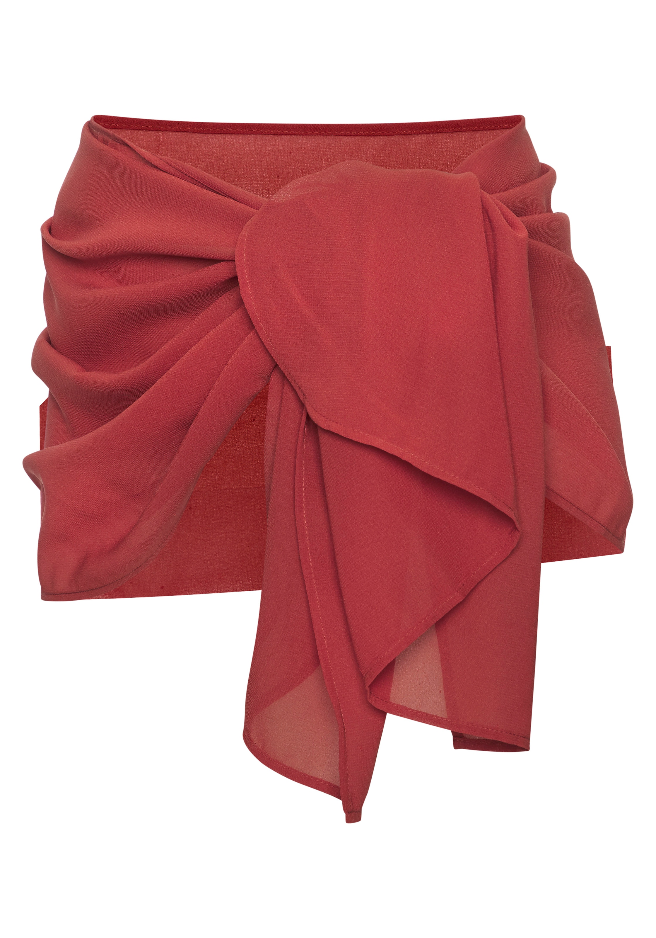 Buffalo Jupe de plage »aus leicht transparenter Chiffonware« Paréo, jupe courte portefeuille, couvrant de plage